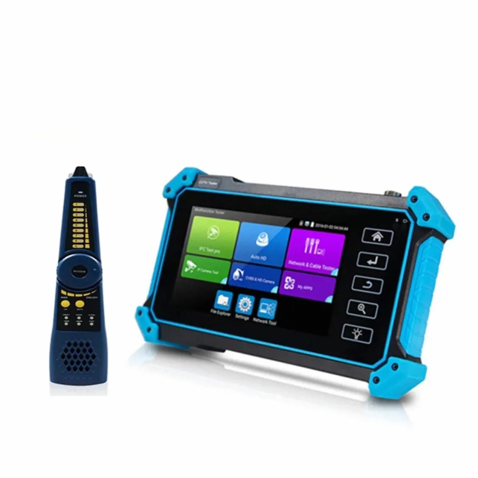Tester CCTV, IPC-5200C Plus Tester kamery IP 5,4-calowy monitor z ekranem dotykowym IPS telewizji przemysłowej Obsługa AHD/CVI/TVI/SDI/CVBS/Tester(IPC-5100C Plus)