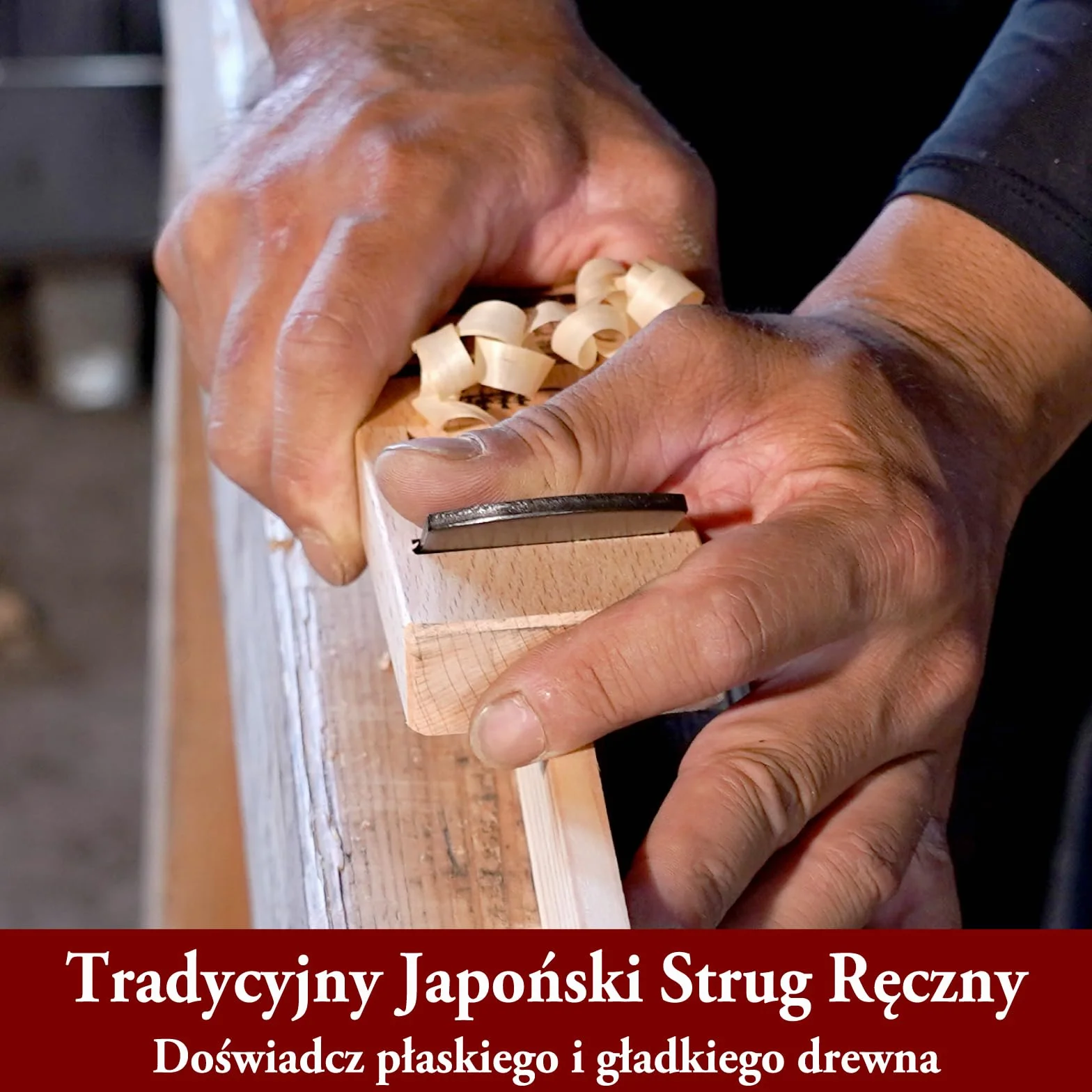 SUIZAN Kanna Japoński strug ręczny 42mm - Profesjonalne narzędzia do obróbki drewna