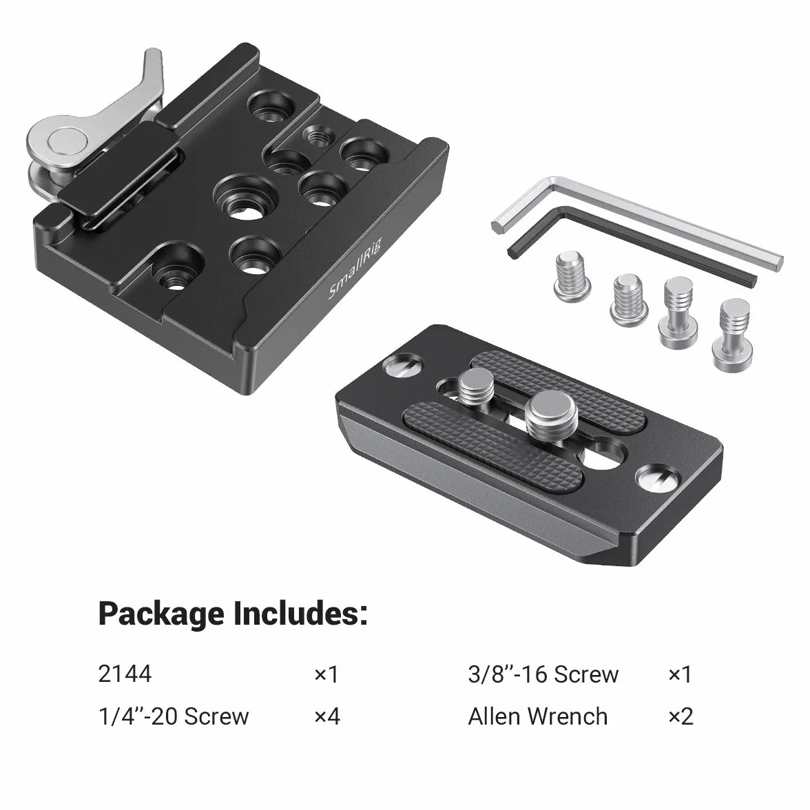 SMALLRIG Quick Release Clamp and Plate Zacisk i Płytka Arca Swiss Standard 2144B
