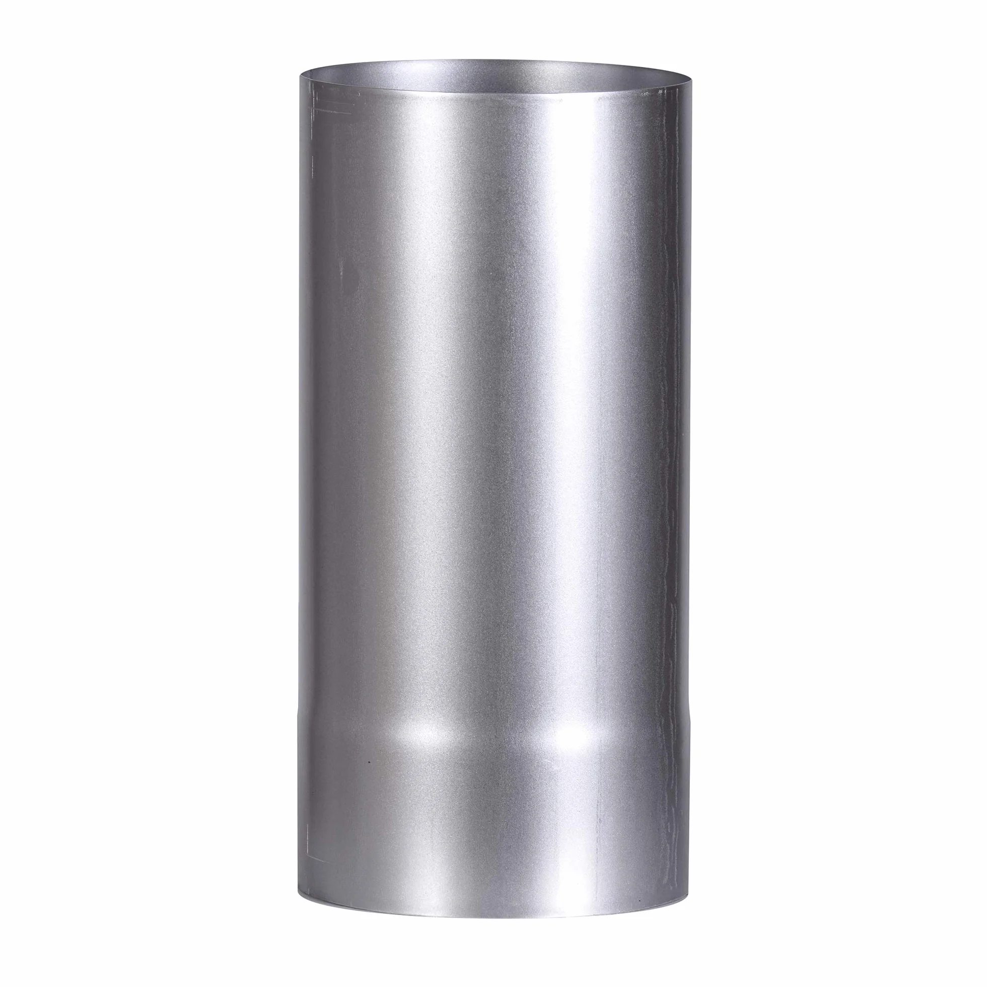 FIREFIX A120/2 FAL 250 mm, ø 120 mm rury do piekarnika z blachy stalowej, 0,6 mm grubości, wewnątrz karbowane, długości zgrzewane laserowo, srebrne