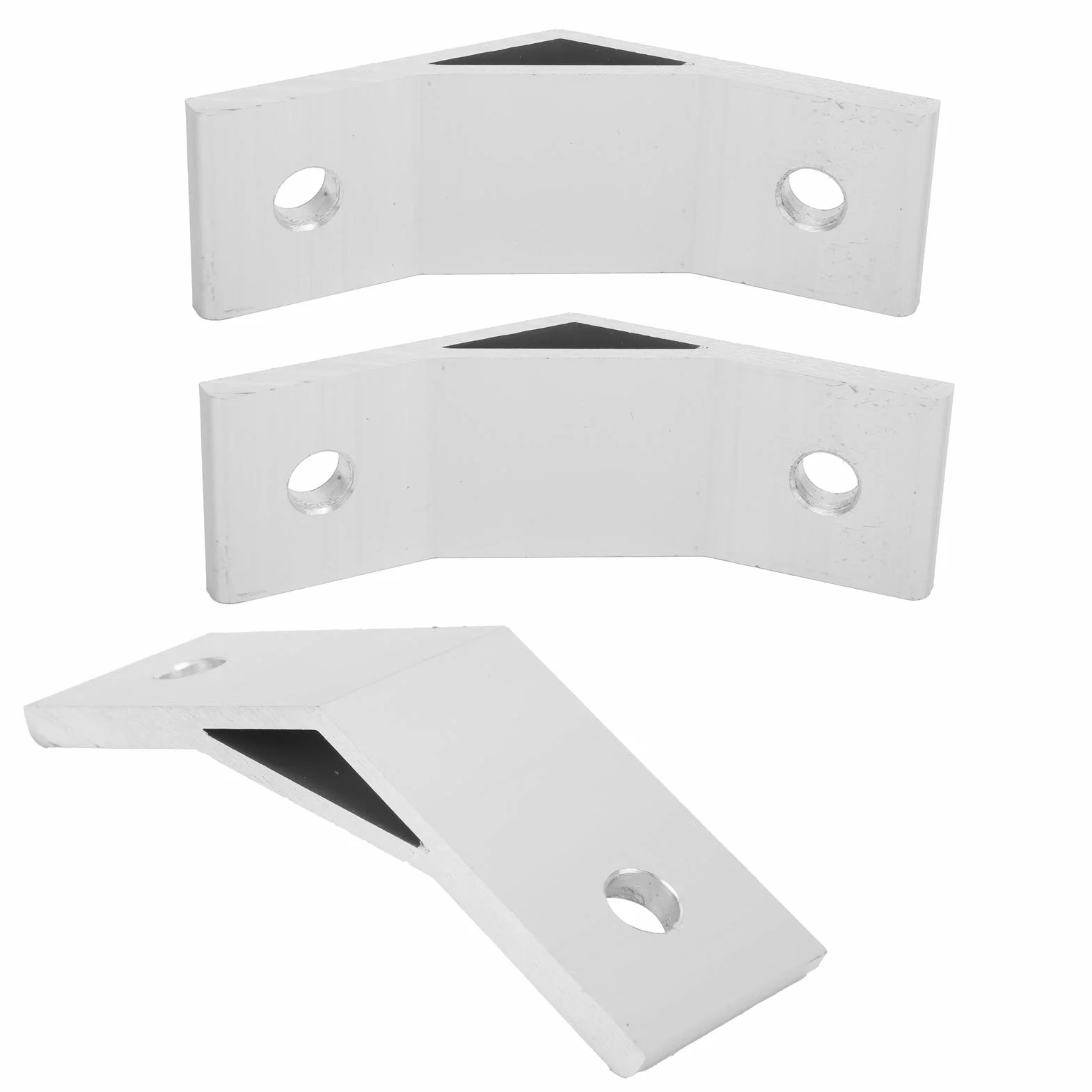 Wsporniki narożne aluminiowe 135 stopni, 10 szt. kątownik aluminiowy wspornik do profili, złącze narożne dla konstrukcji ramowych, sprzęt montażowy (4040-135 stopni)