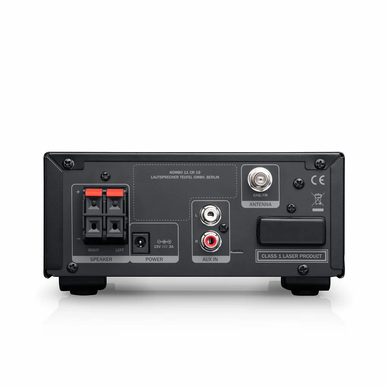 Teufel KOMBO 11 System stereo, odtwarzacz CD, Bluetooth, DAB+, czarny