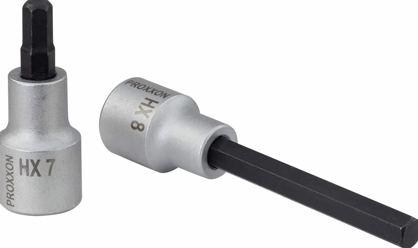 Proxxon 23100 Zestaw Kluczy Imbusowych Do Napędu 1/4" i 1/2", Srebrny, 18 części