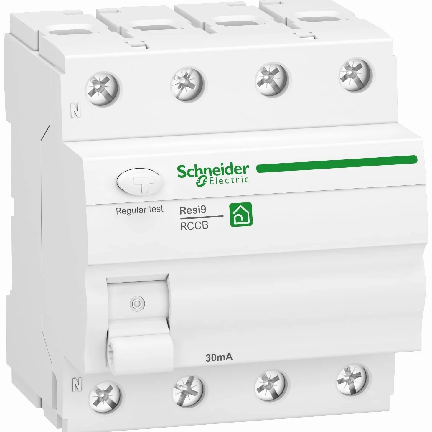 Schneider Electric Wyłącznik różnicowoprądowy RESI9 4P 63A 30MA TYP A, R9R22463
