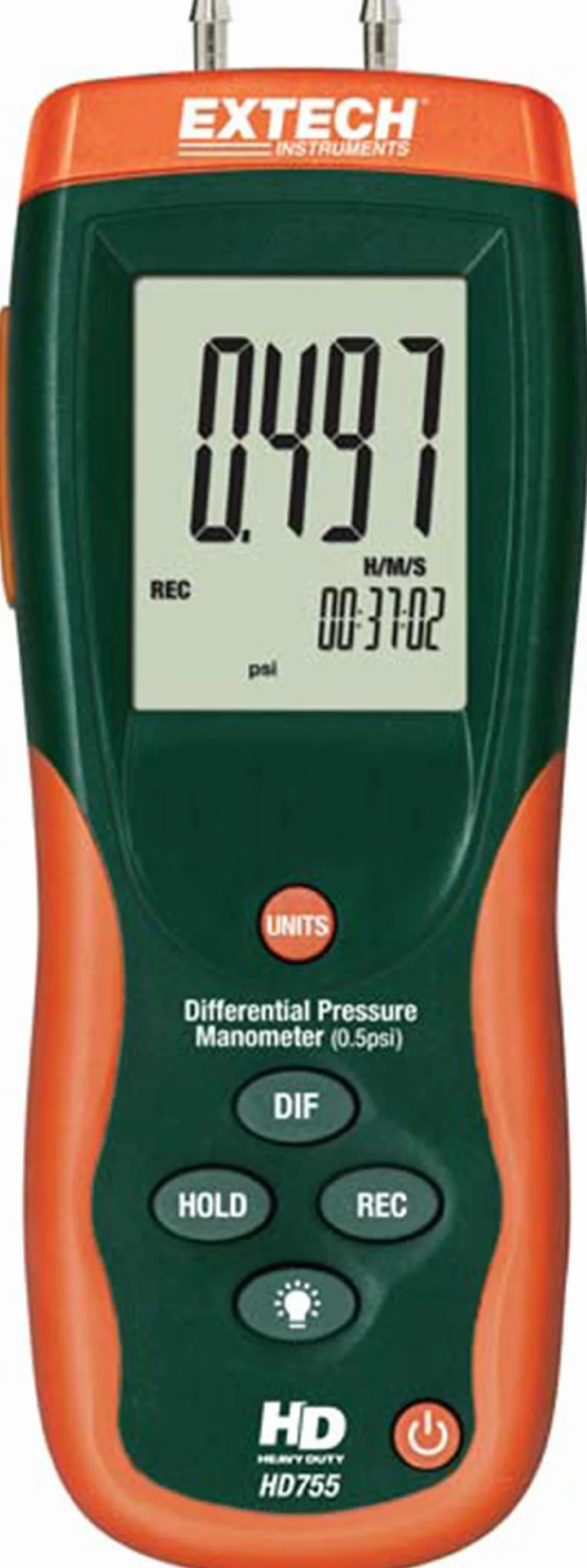Extech Manometr 0,5-psi, ciśnieniomierz, 1 sztuka, HD755