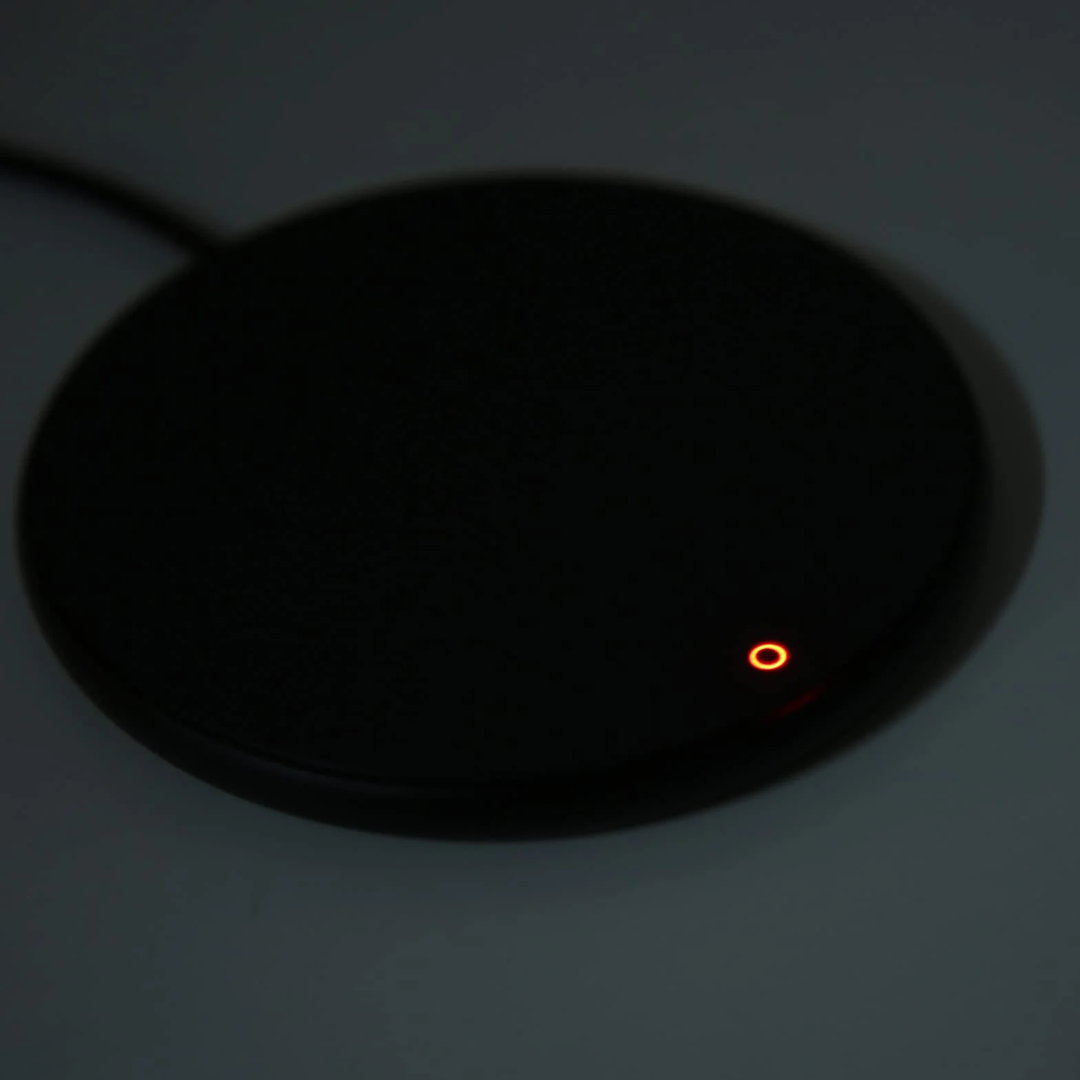 Podgrzewacz do Kubków USB Biurkowy z Inteligentnym Przełącznikiem Dotykowym, Stała Temperatura, Ø10,3 Cm, Czarny