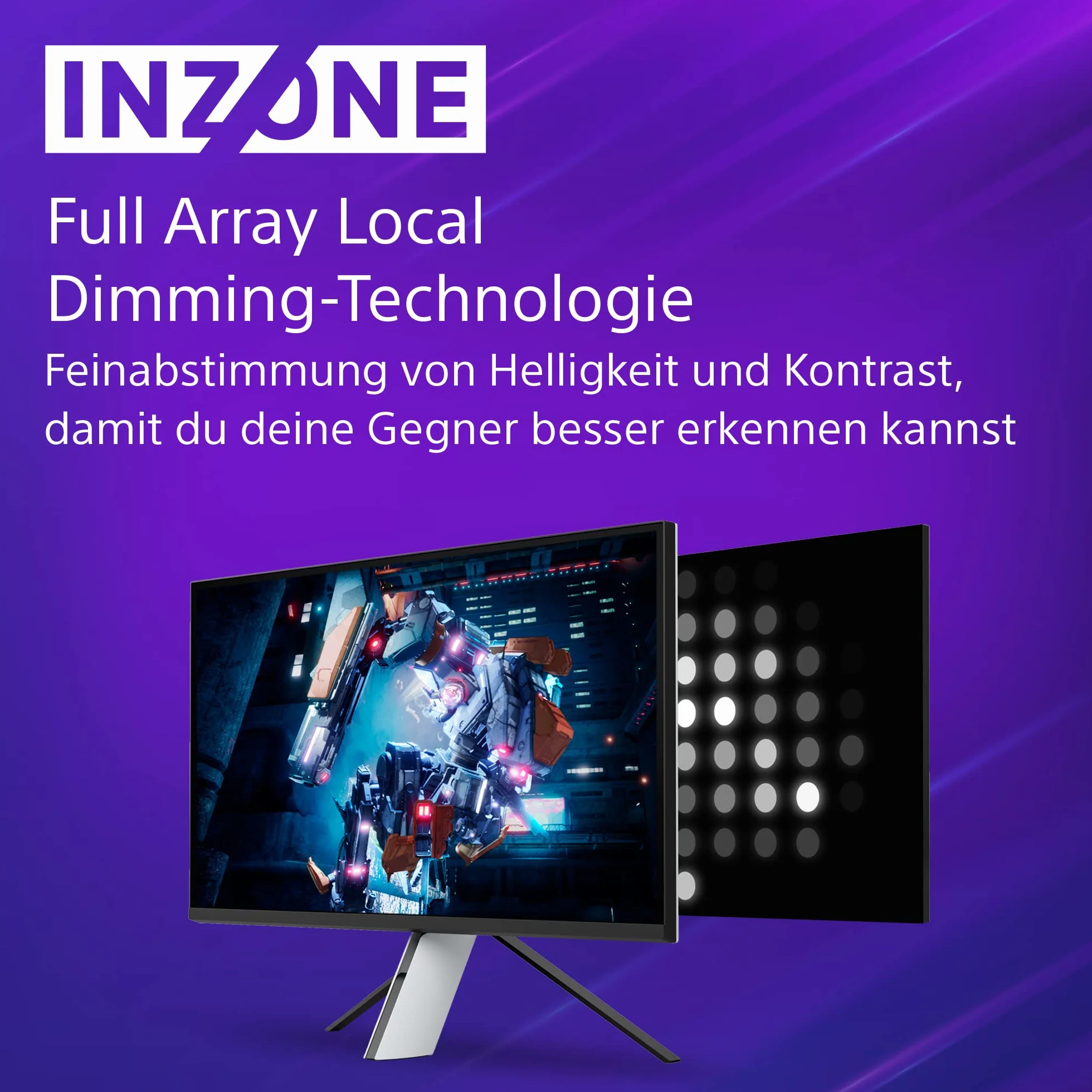 Sony INZONE M9 - Monitor do gier 27 cali: 4K 144Hz 1ms Full Array - Local Dimming HDMI 2.1 VRR (model 2022)