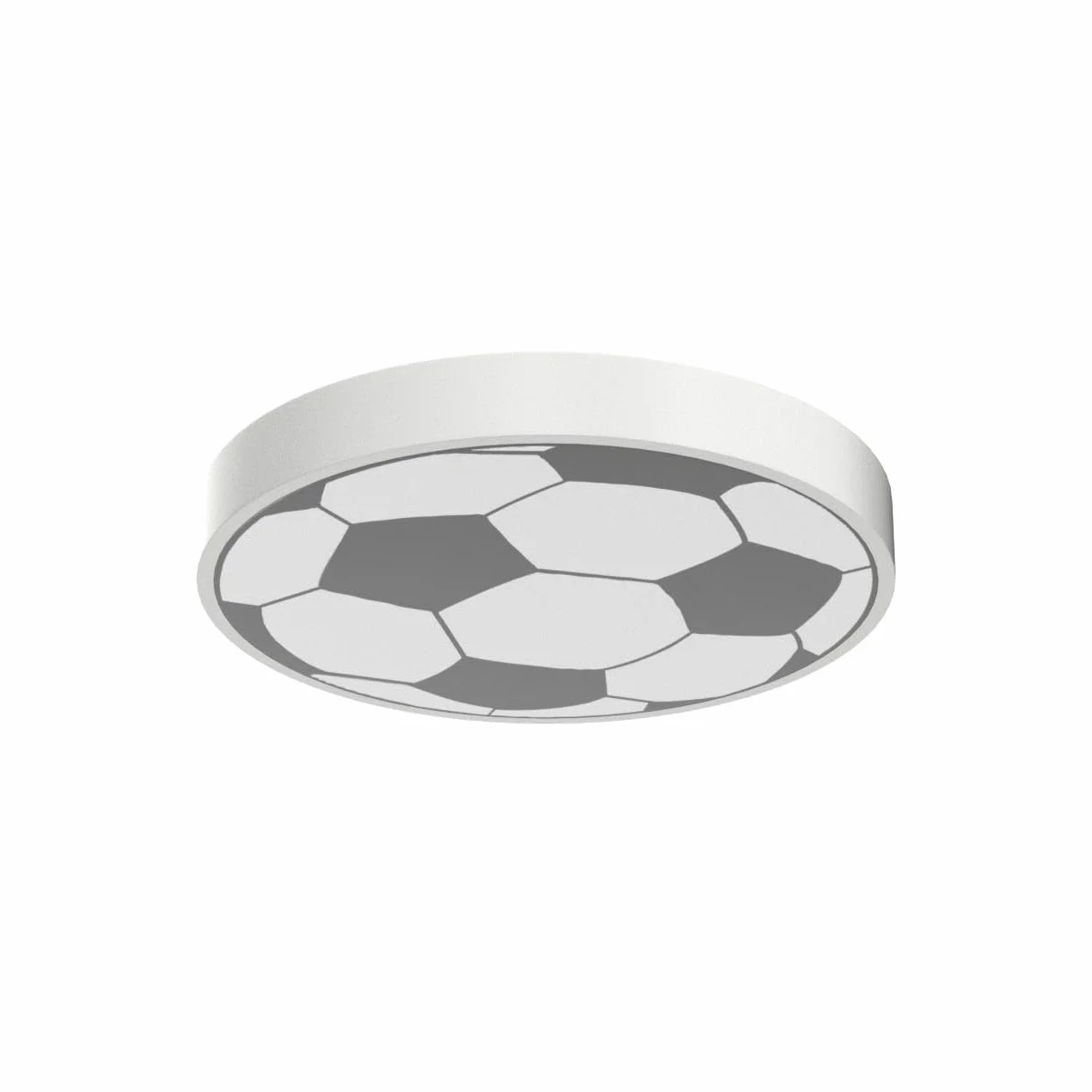 DROMEZ Lampa Sufitowa LED do Pokoju Dziecięcego, Ściemnialna, 48 W, Piłka Nożna, Cienka, Okrągła, z Pilotem, do Sypialni, Pokoju Młodzieżowego, 3000-6000 K, Ø