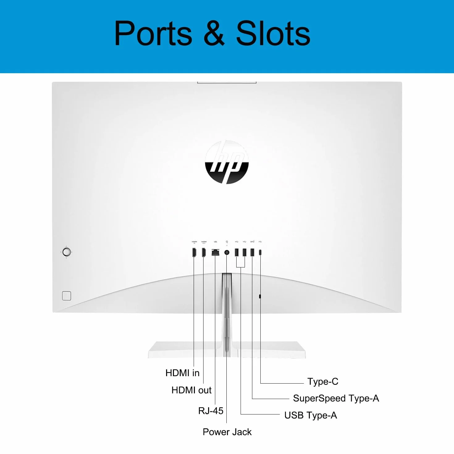 HP Pavilion 27 Komputer typu "wszystko w jednym", ekran dotykowy FHD 27", procesor Intel Core i7-13700T 13. generacji, GeForce RTX 3050, 32 GB RAM, 2 TB SSD, KB i mysz bezprzewodowa, RJ-45, HDMI