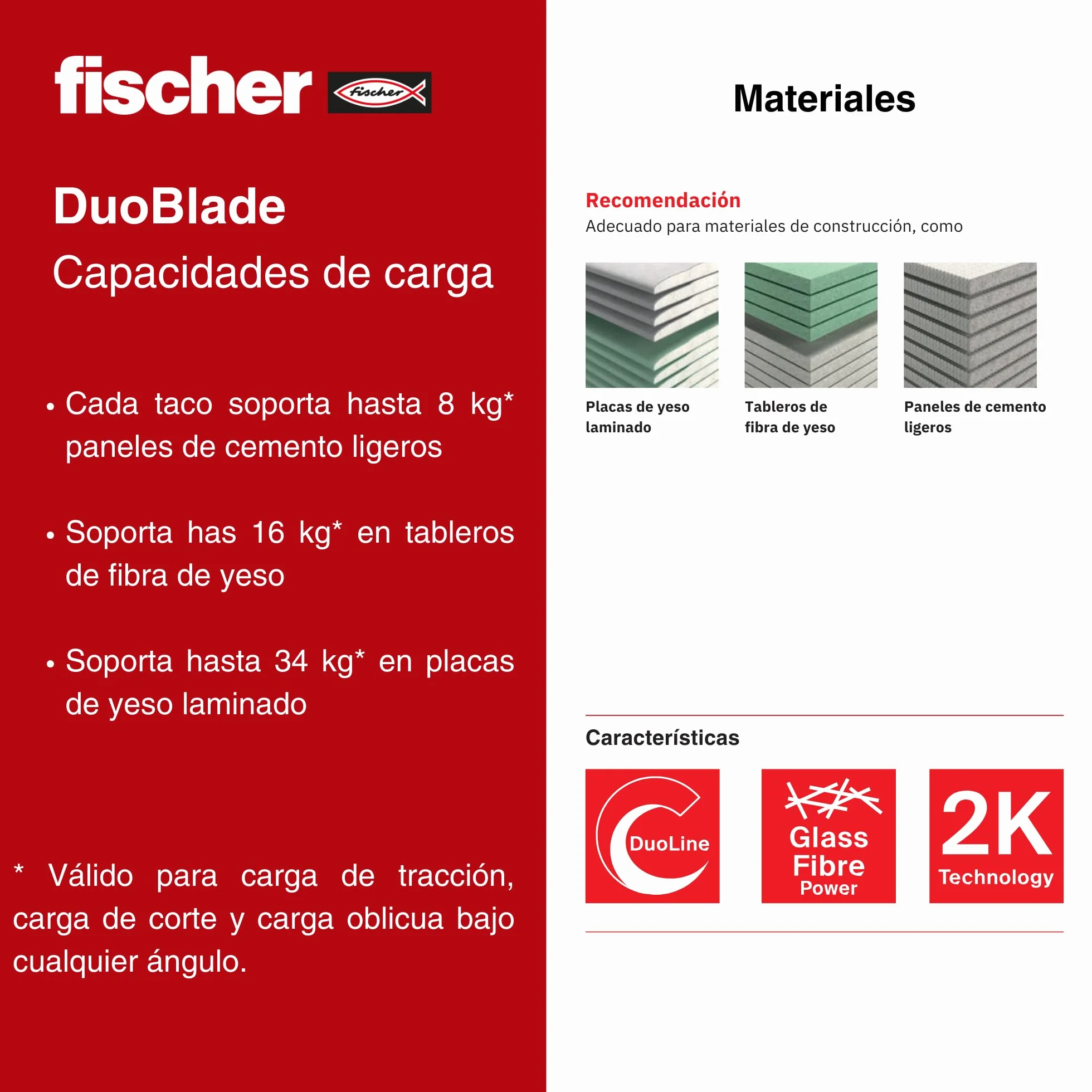 Fischer Duoblade S 545676 Kołki, Wielokolorowy, 25 sztuk