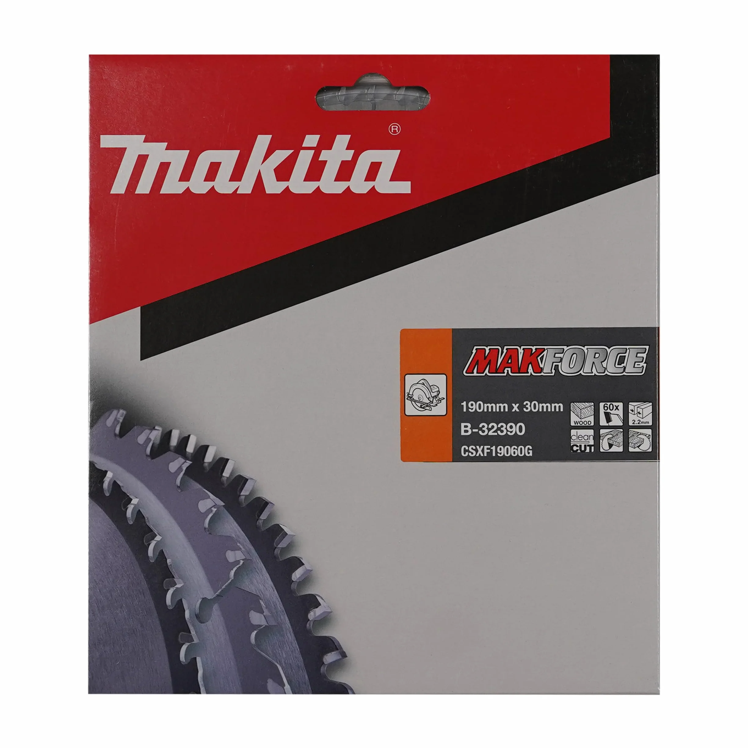 Makita B-32390 MAKFORCE brzeszczot 190 x 30 x 60Z, 190 mm x 30 mm