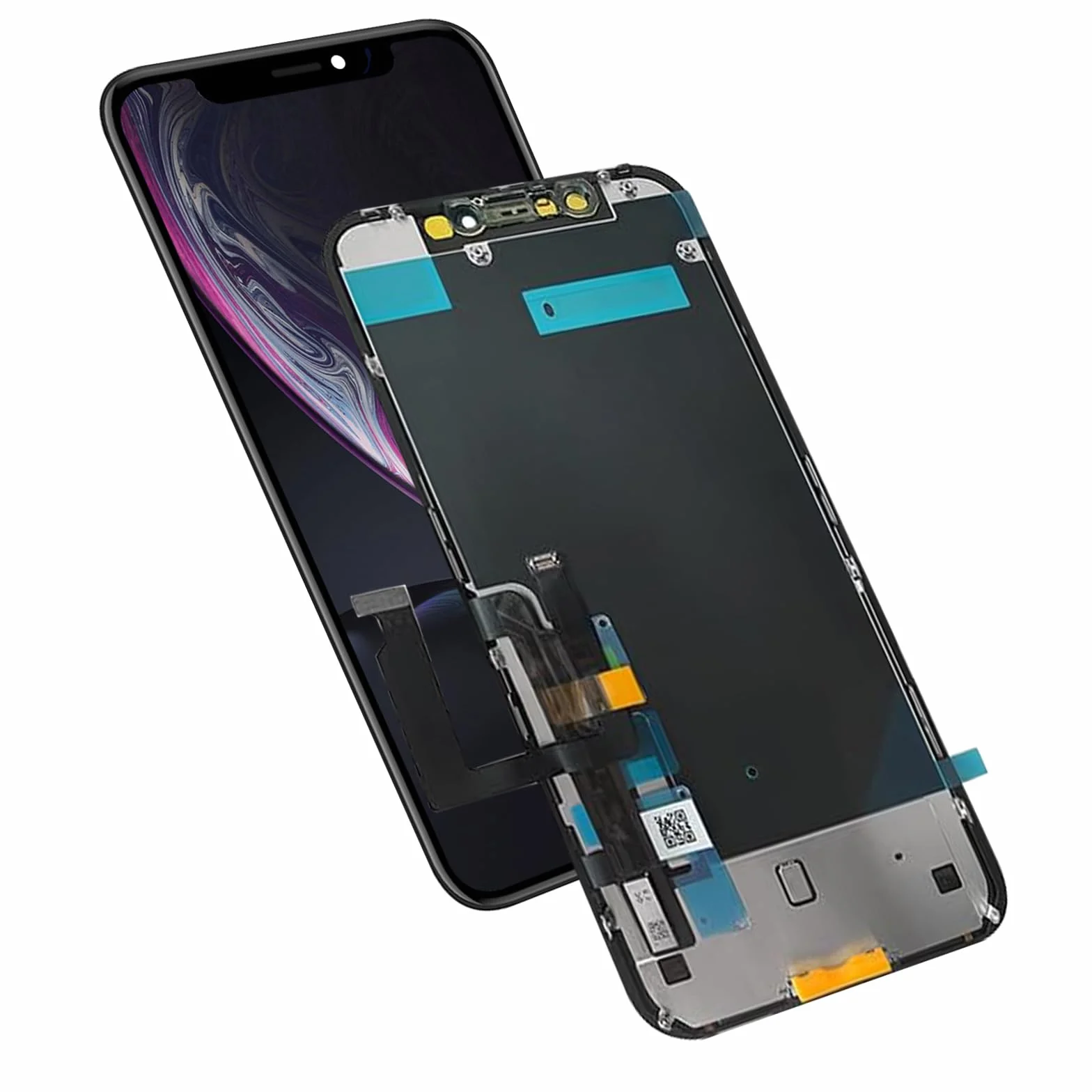 Wymiana ekranu LCD do iPhone XR 6,1'' zespół wyświetlacza z dotykowym digitizerem A1984 A2105 A2106 A2107 A2108 zestaw naprawczy
