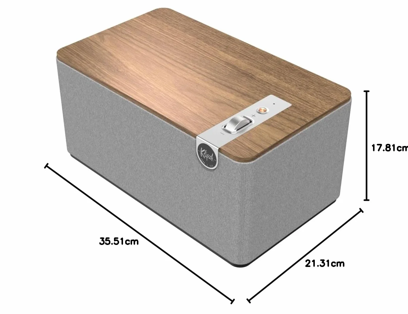 Klipsch The Three Plus głośnik bluetooth orzechowy
