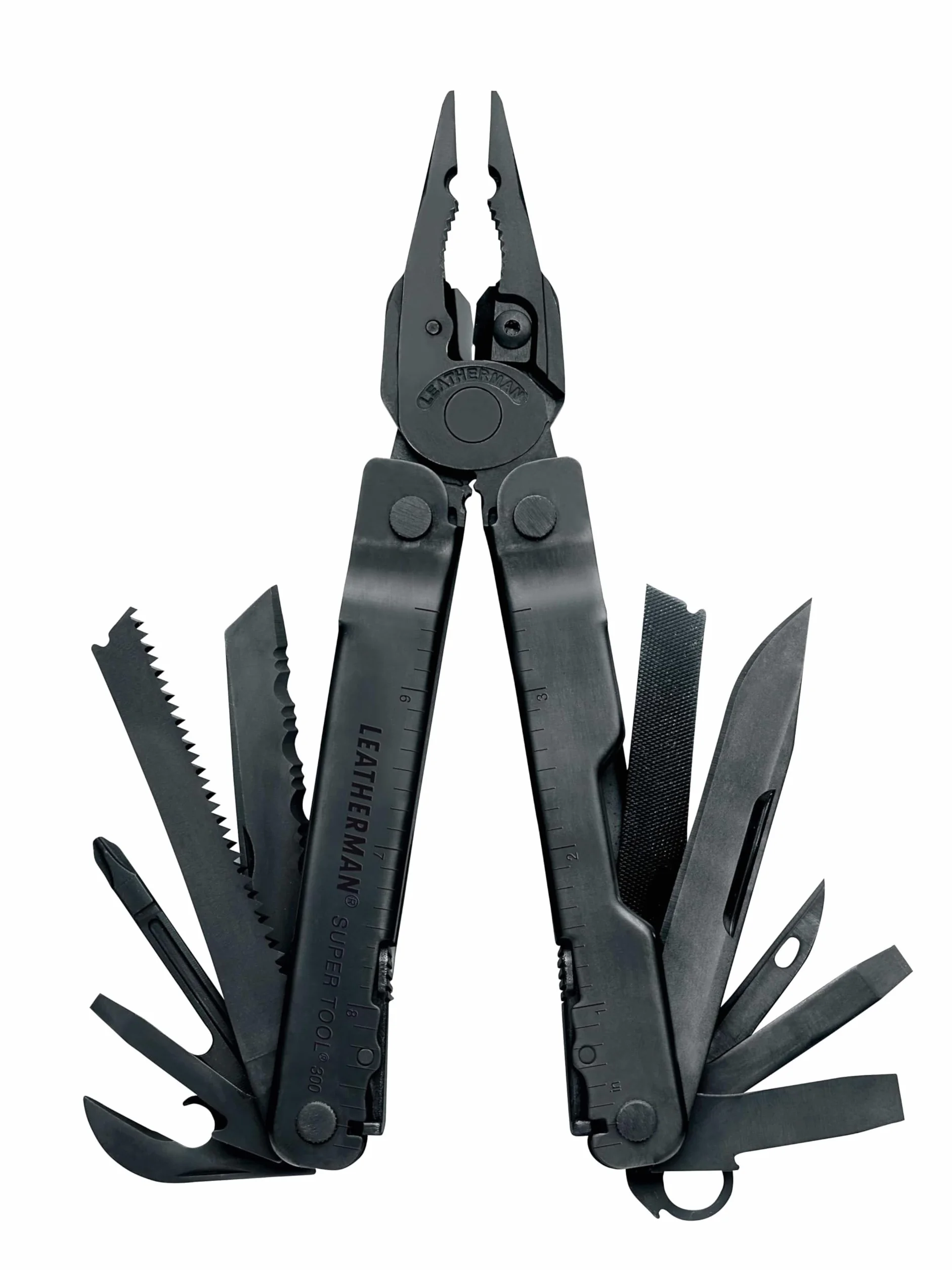 Leatherman Super Tool 300 - 19-w-1 Wielofunkcyjne Narzędzie z Pełnym Zakresem, Czarne