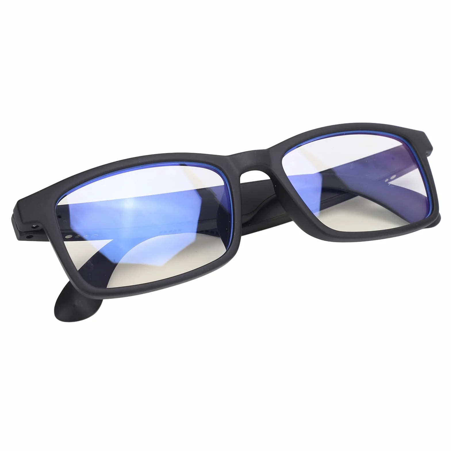 Inteligentne Okulary z Filtrem z Niebieskim światłem, Okulary Bluetooth 5.3 Audio z Wbudowanym Mikrofon dla Kobiet, Asystent Dotykowy i Głosowy Inteligentne Okulary Dźwiękowe do