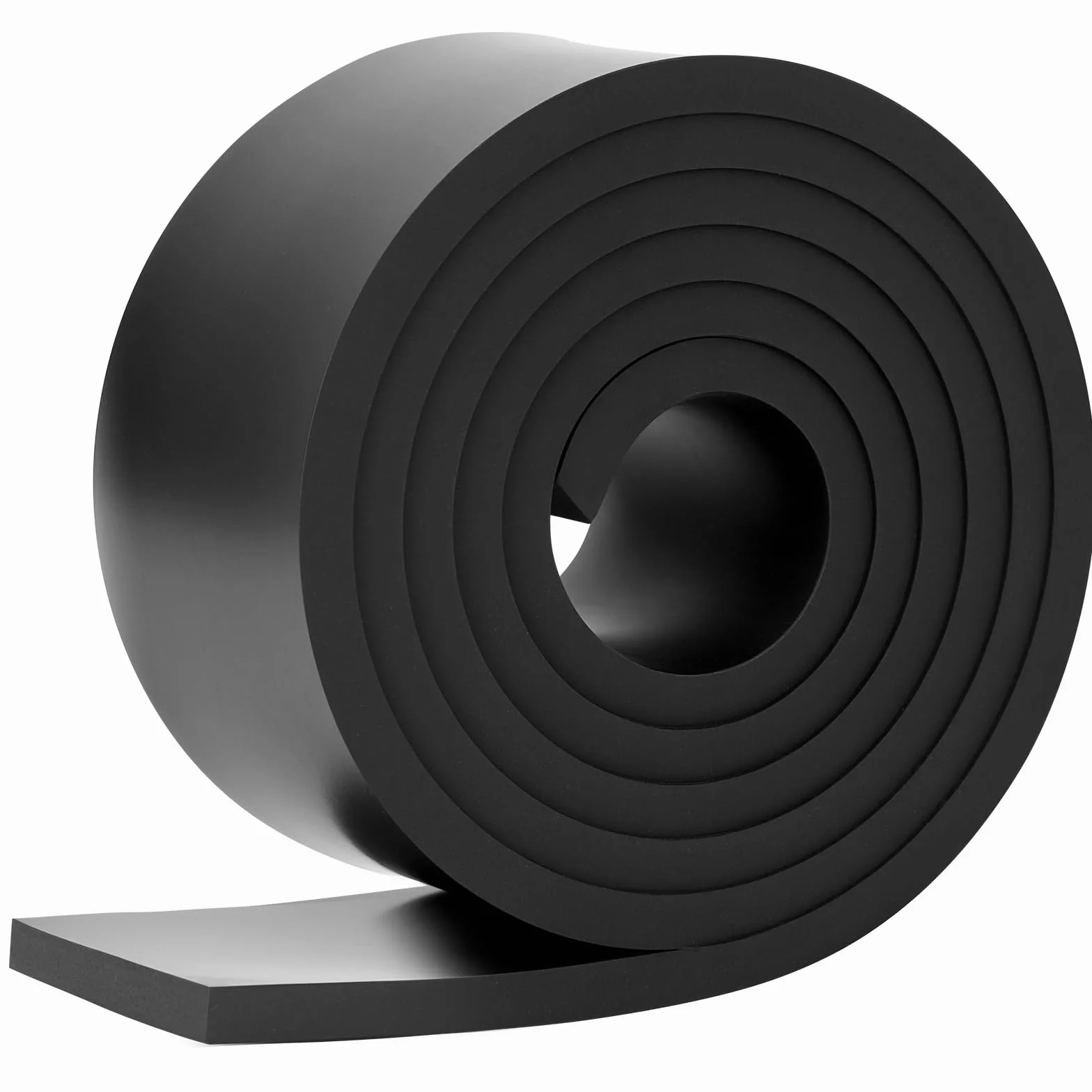 Elastyczny pasek gumowy Rolka gumowa 1m×40mm×5mm, antywibracyjny pasek neoprenowy (nie klej), do uszczelnień DIY, ochrony wykładzin podłogowych, antywibracyjnych, antypoślizgowych