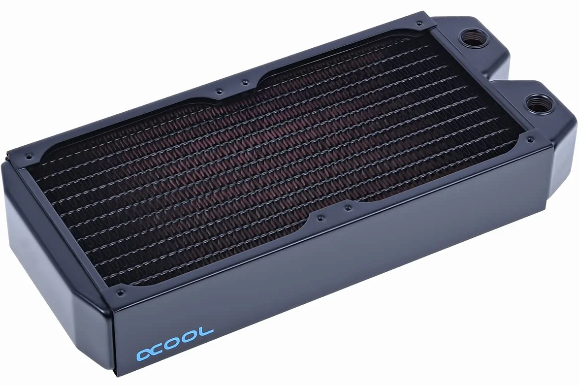 Alphacool NexXxoS XT45 Full Copper 240 mm Radiator chłodzenie wodą CPU miedź czarny