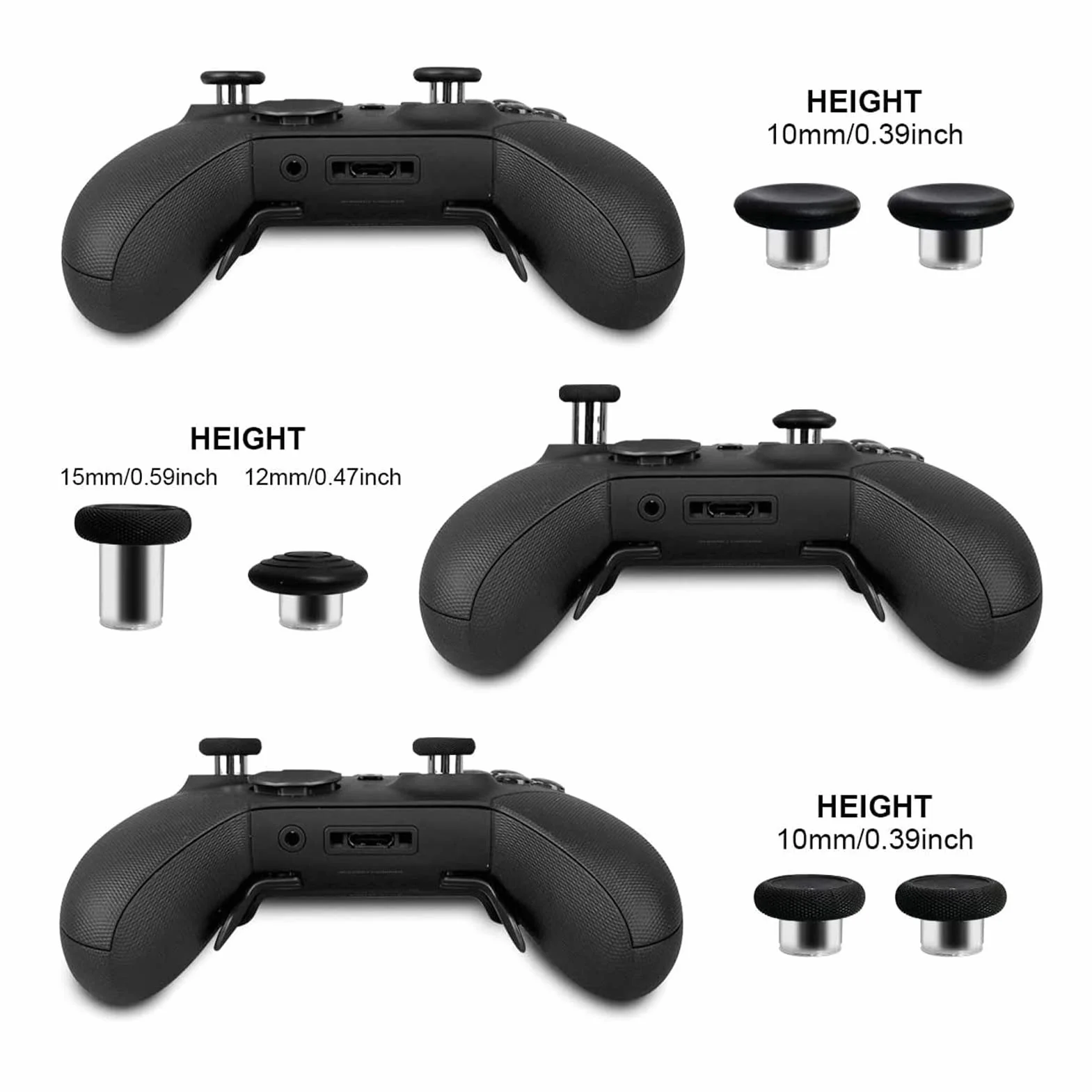 Joysticki Zamienne Grip Swap 6 w 1 Series 2 Metal Mod Wymiana Joysticka Kciuka do Kontrolera One Series 2