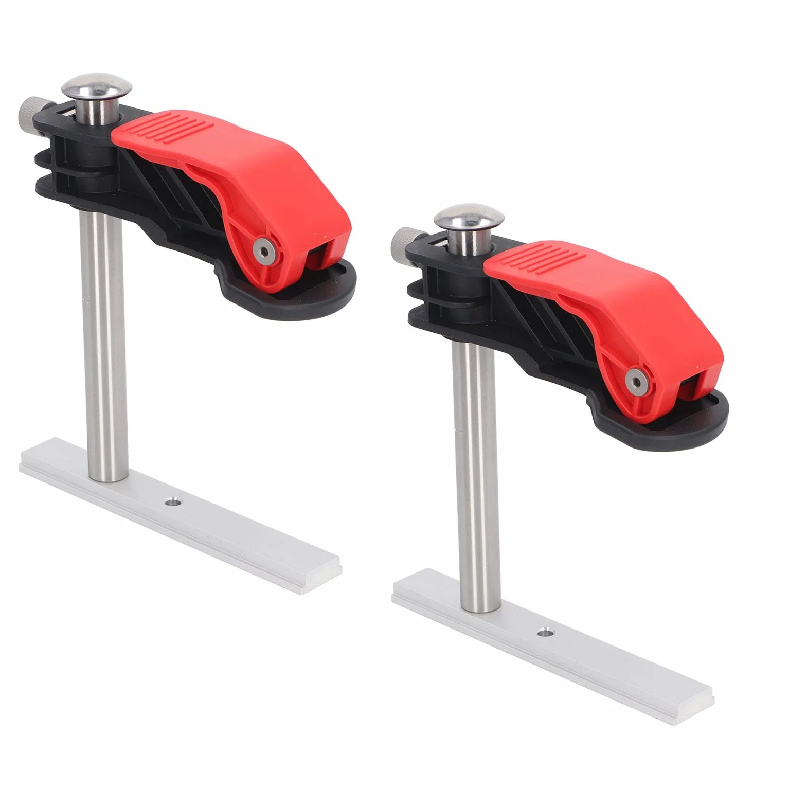 2 szt. Zacisk zaciskowy do obróbki drewna Wielofunkcyjny zacisk szybkozłączny do mocowania na biurku do mocowania płyty i szyny prowadzącej