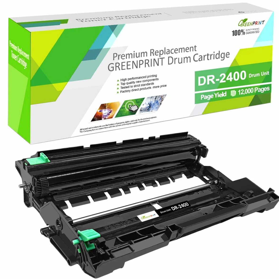 Kompatybilny bęben DR-2400 DR2400 do drukarki Brother HL-L2350DW L2310D L2357DW L2370DN L2375DW MFC-L2710DN L2730DW L2750DW DCP-L2510D L2530DW L2537DW L2555DW 50DN - Die Opakowanie może się różnić