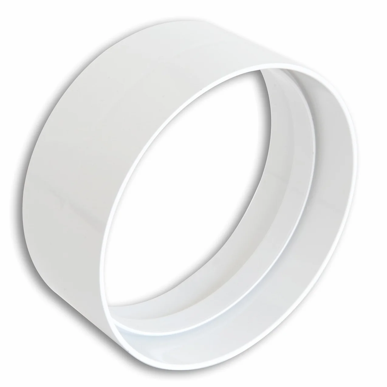 La Ventilazione CG125B ABS kanałowe złącze wentylacyjne, białe, średnica 125 mm