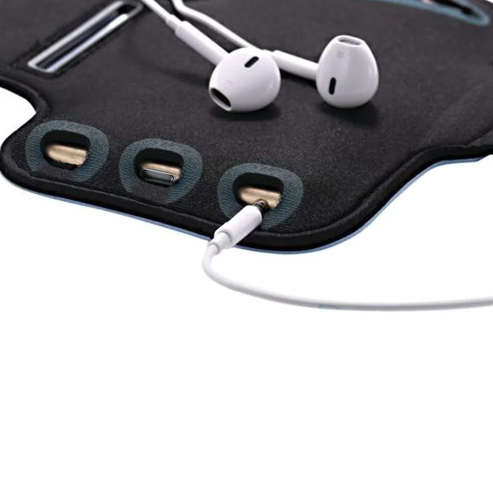 MMOBIEL sportowa opaska kompatybilna z iPhone 16/15/14/13/12/11/X/XR/XS/8(+)/7(+) Samsung S25/S24/S23/S22/S21/S20/S10(+)/Note 10, 6,2 cala, wodoodporny, elastyczny neopren, paski odblaskowe