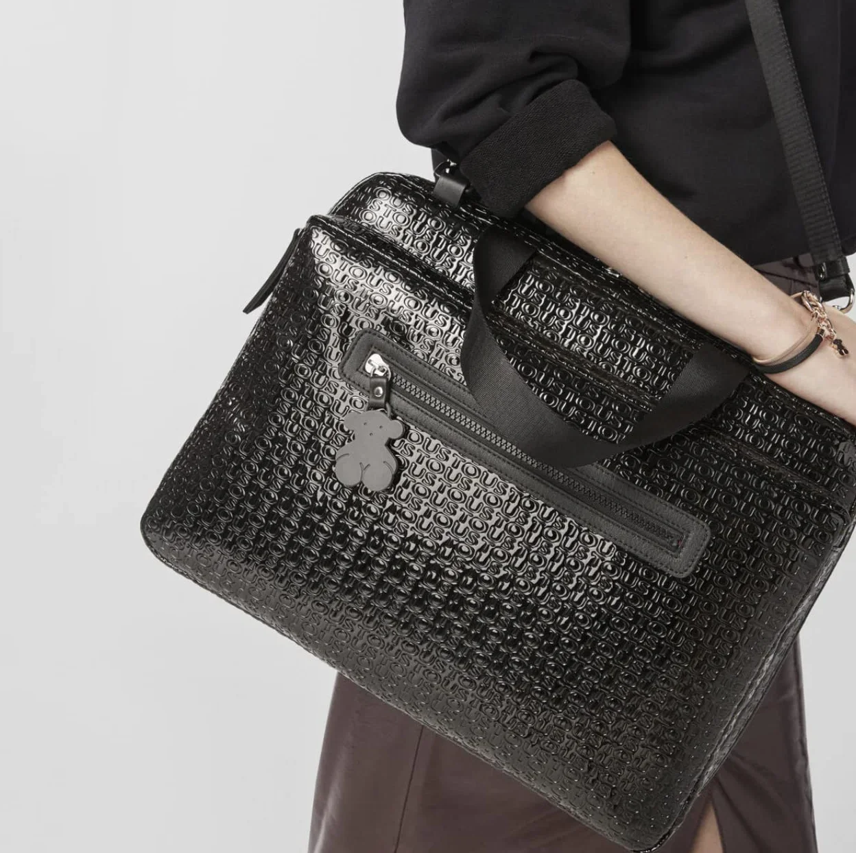Tous Torba na Laptopa Tibora Lindsay Czarny 29 x 38 cm