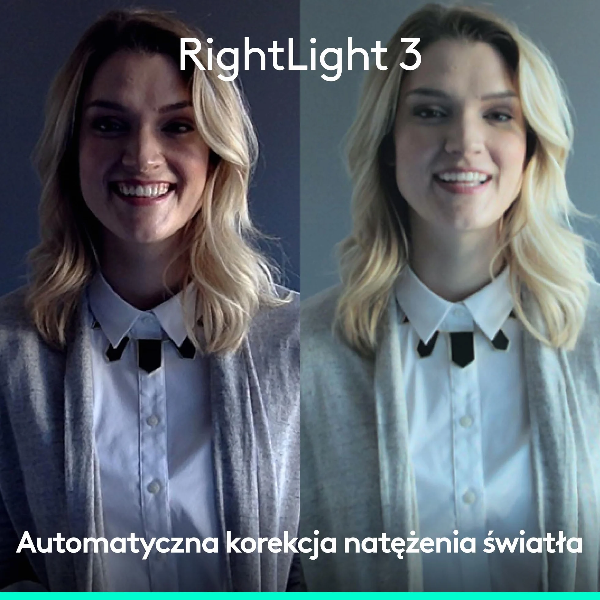 Logitech Brio 4K kamera internetowa z mikrofonem i redukcją szumów, automatyczna korekcja światła HD, do Teams Zoom Meet PC Mac