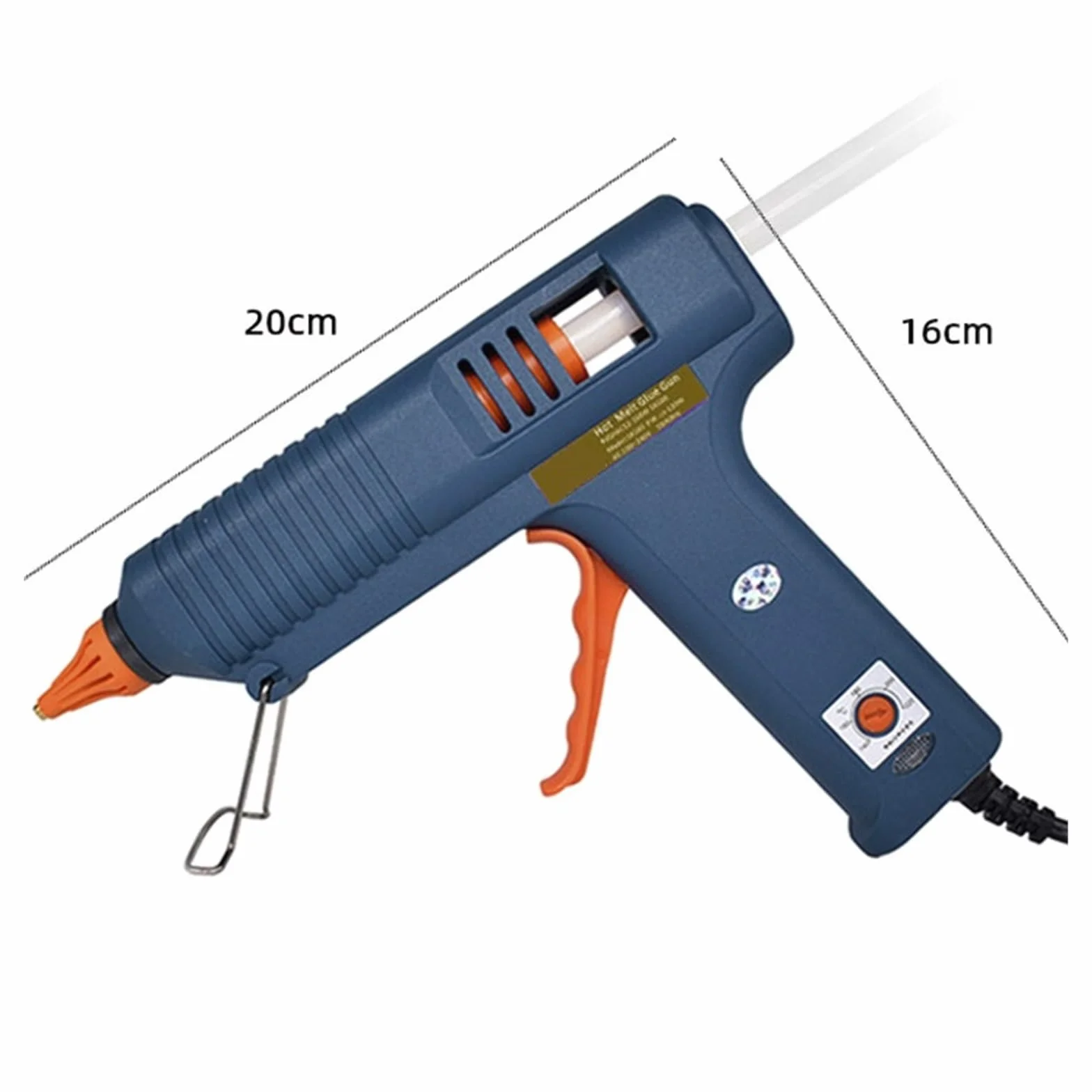 Pistolet Do Klejenia Na Gorąco 150W Pistolet Do Klejenia Z Regulacją Temperatury Długa Dysza Do Klejów W Sztyfcie 11mm Przemysłowe I Rękodzieło DIY Pistolet Do Klejenia Na Gorąco Szybkie Nagrzewanie(N