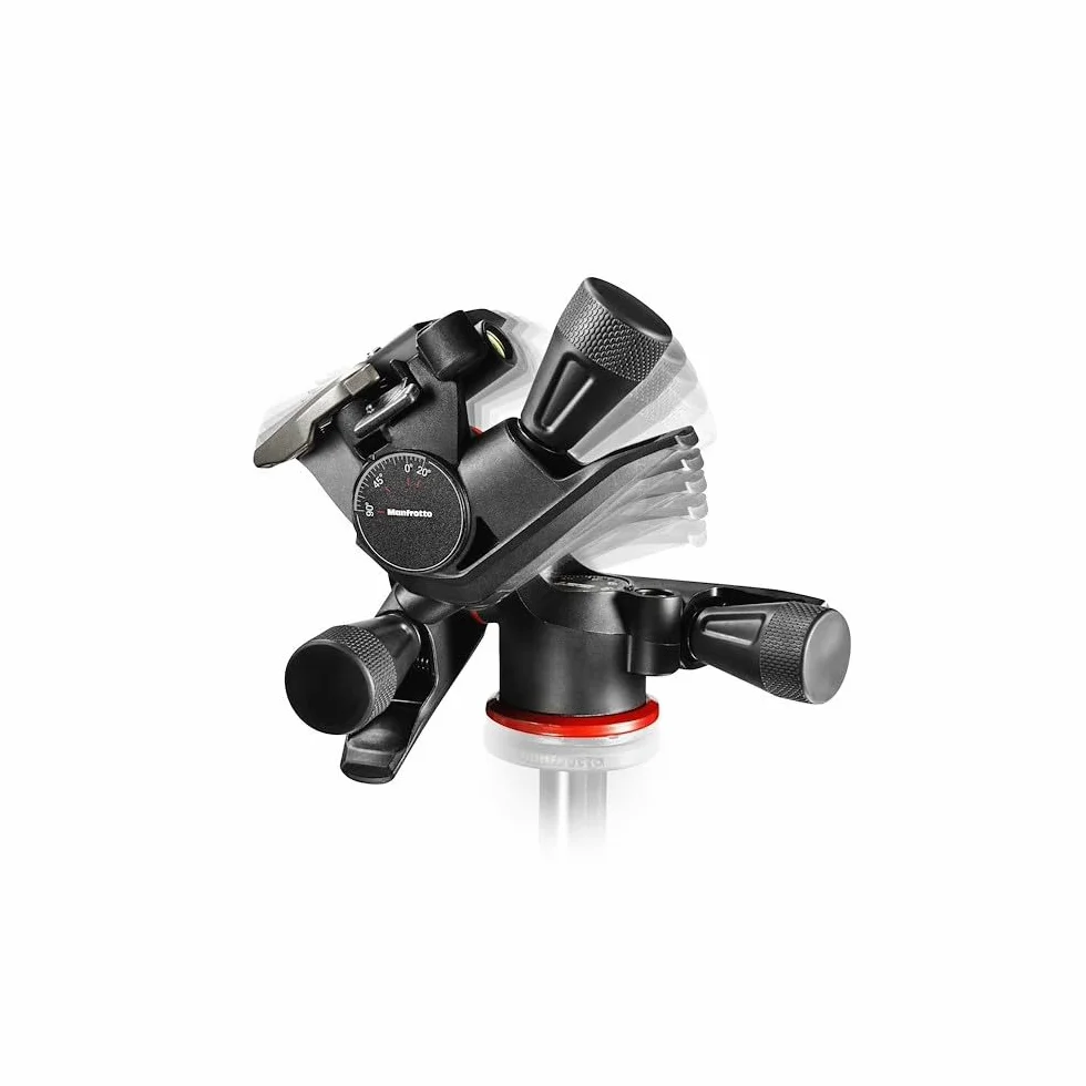 Manfrotto XPRO 3-Wege-Neiger Stativkopf 3-Achsen-Bewegung Kamera für Fotografie Video-Blogs