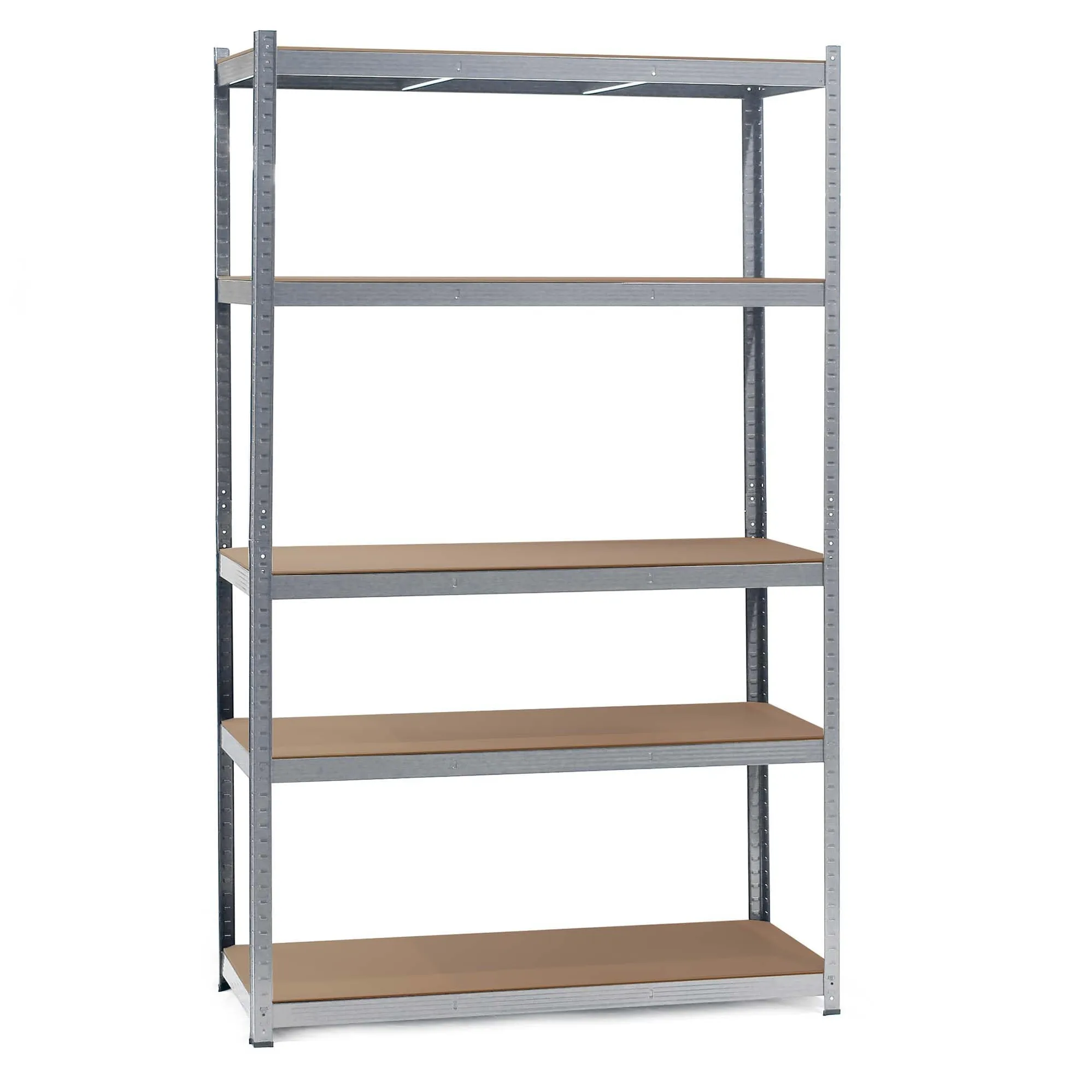 ‌Wiltec Regał magazynowy cynkowany 120x60x204cm wtykowy z 5 półkami co 200kg do warsztatu