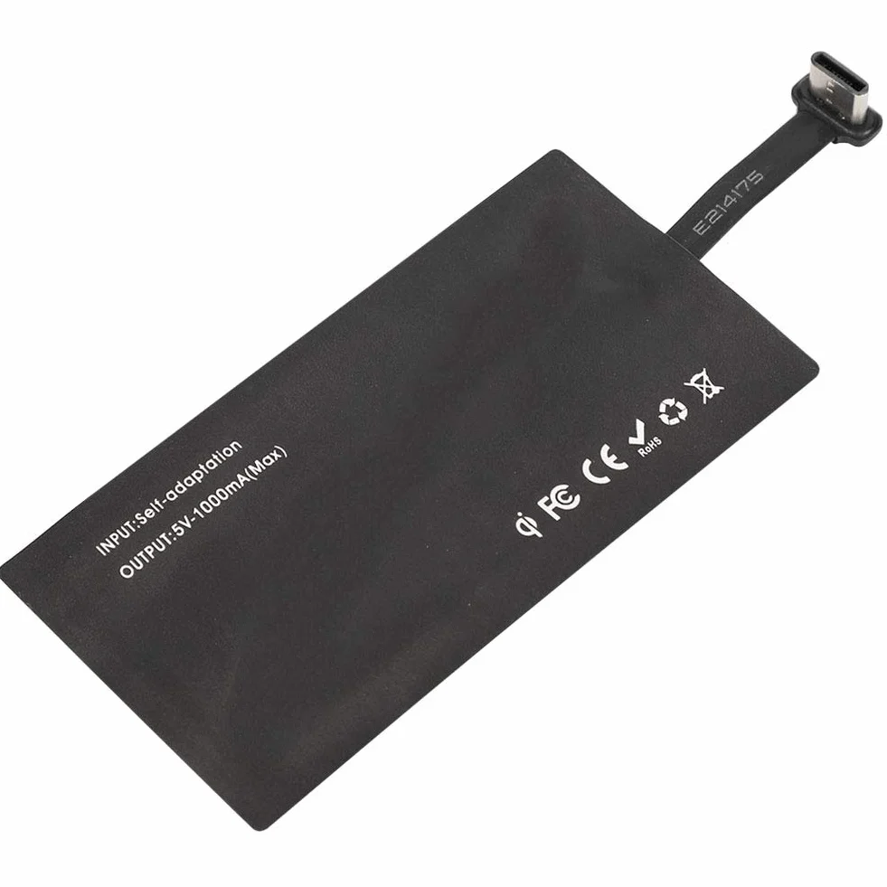 Odbiornik ładowania typu C Qi, typ C USB-C Qi bezprzewodowy moduł odbiornika ładowania smartfona z interfejsem typu C, szybkie ładowanie bezprzewodowe