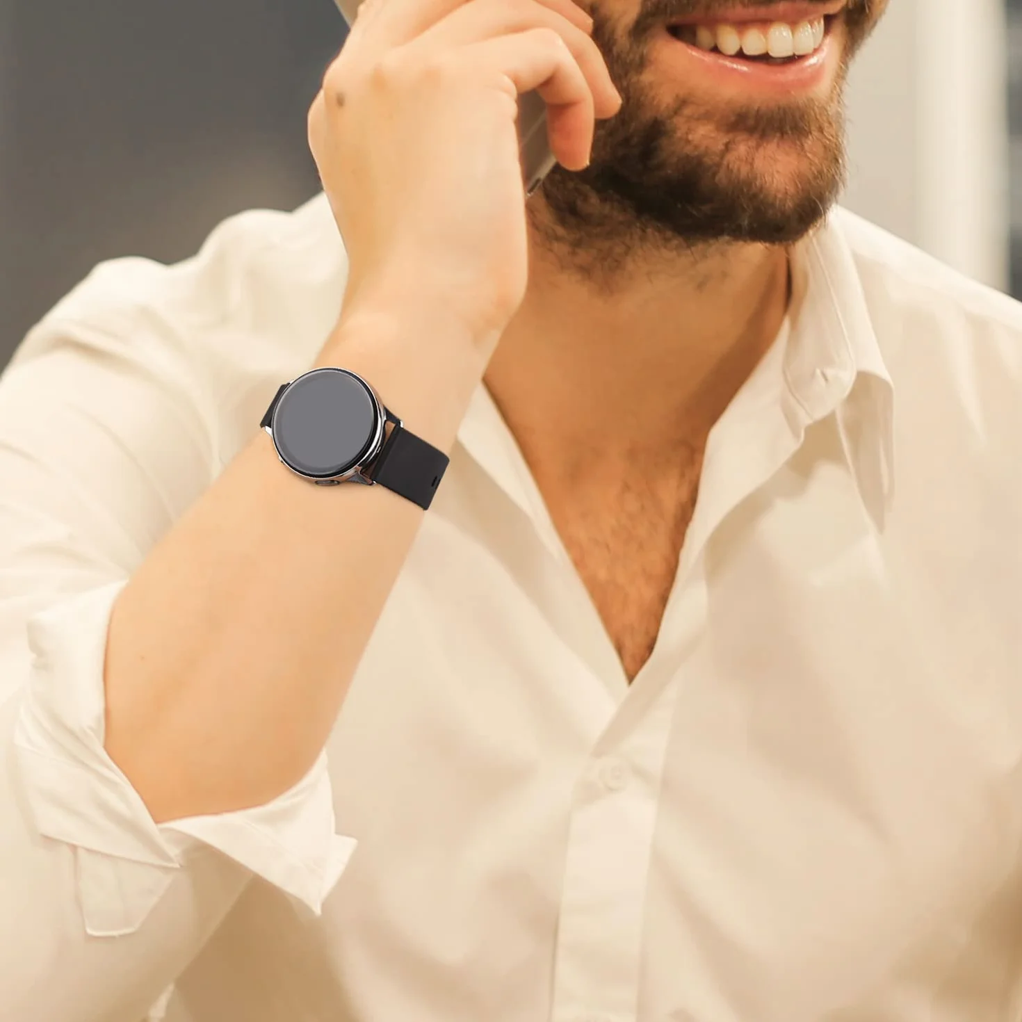 Mugust Pasek do Xiaomi Redmi Watch 5 Lite, silikonowy pasek 22 mm