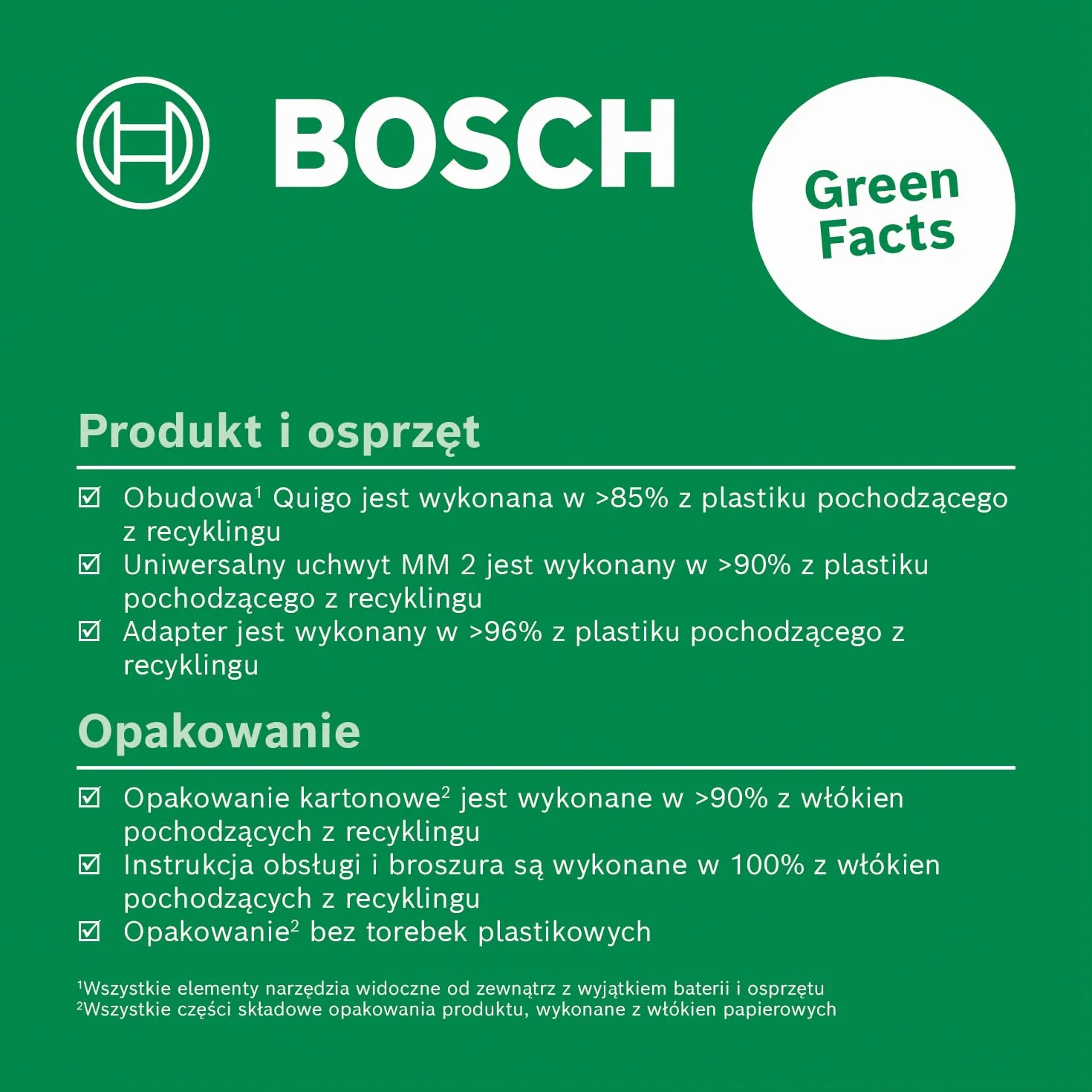 Bosch Laser krzyżowy Quigo z uchwytem MM 2 (łatwe i precyzyjne wyrównywanie elementów przy elastycznym pozycjonowaniu narzędzia dzięki zastosowaniu uniwersalnego uchwytu, opakowanie kartonowe)