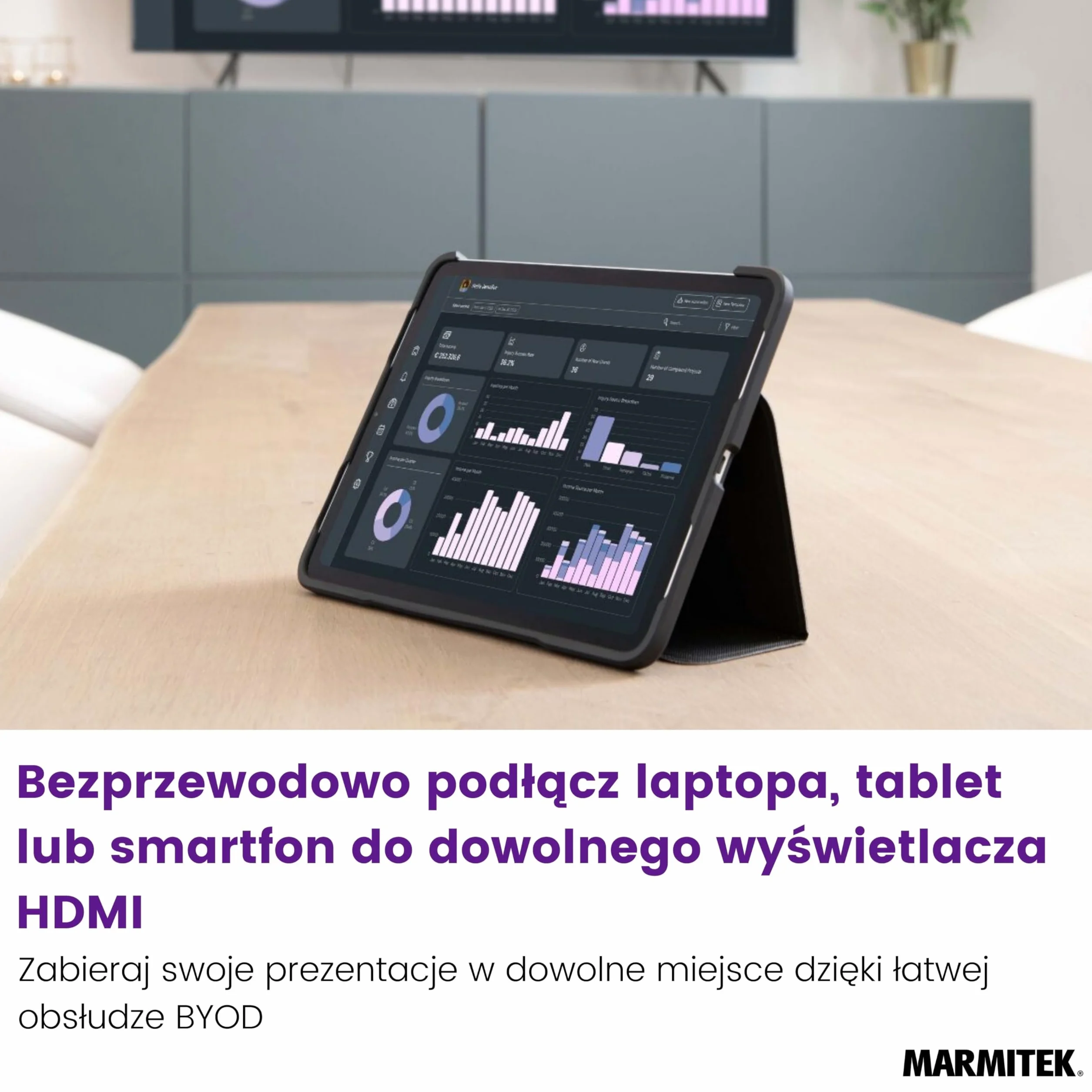 Marmitek Stream S2 Pro Wireless HDMI Extender 1080p/60Hz AirPlay Miracast Plug & Play