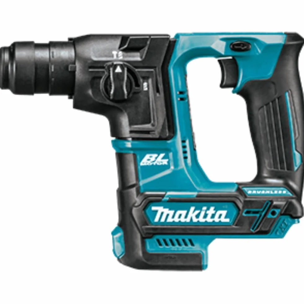 Makita HR166DZ 12V Max Li-Ion CXT bezszczotkowy młotek obrotowy 16 mm SDS-Plus - baterie i ładowarka nie są dołączone