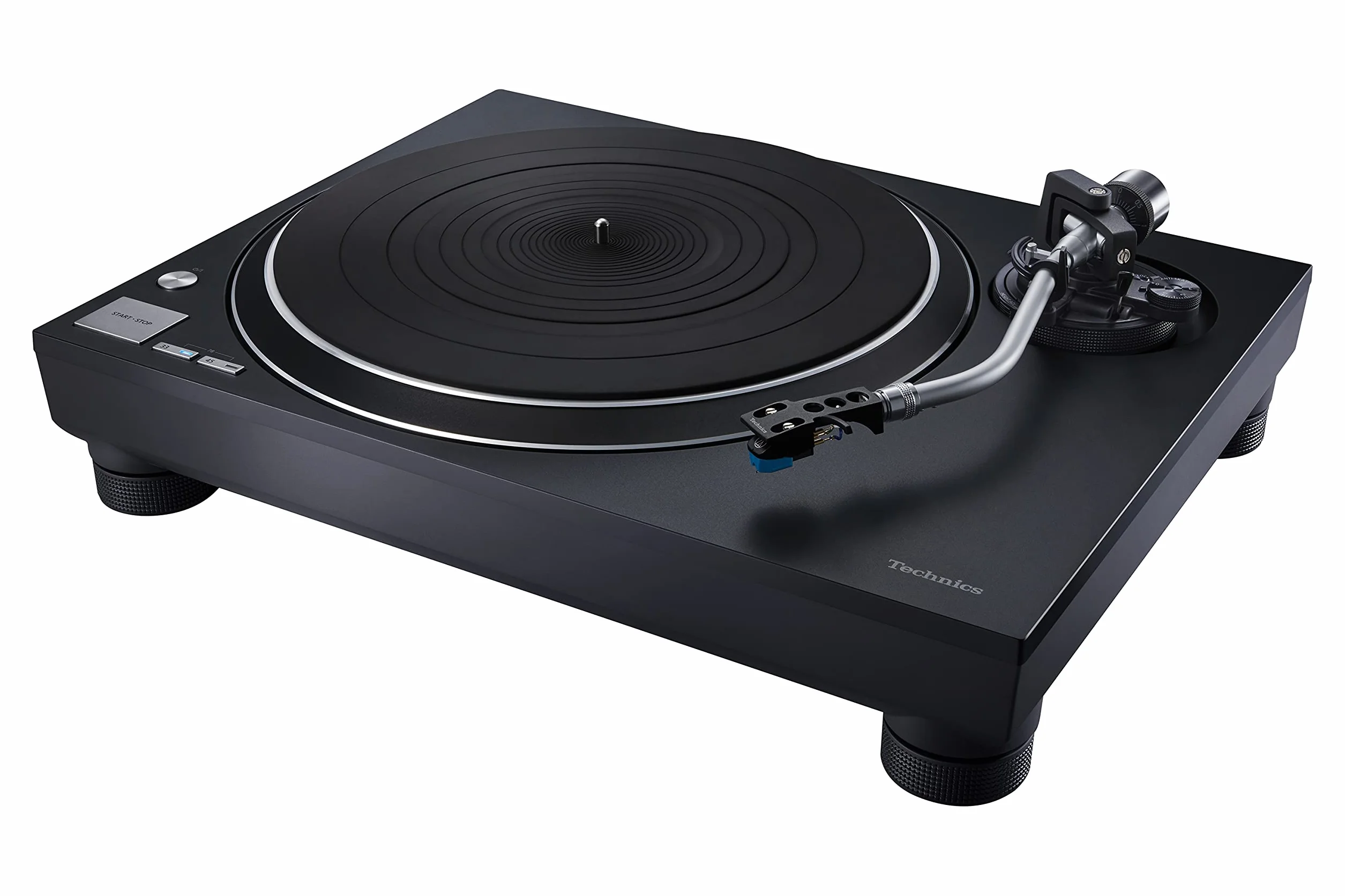 Technics SL-100 gramofon z napędem bezpośrednim klasy premium - bezrdzeniowy silnik z napędem bezpośrednim, wkładka audiofilska, Auto Lifter - czarny
