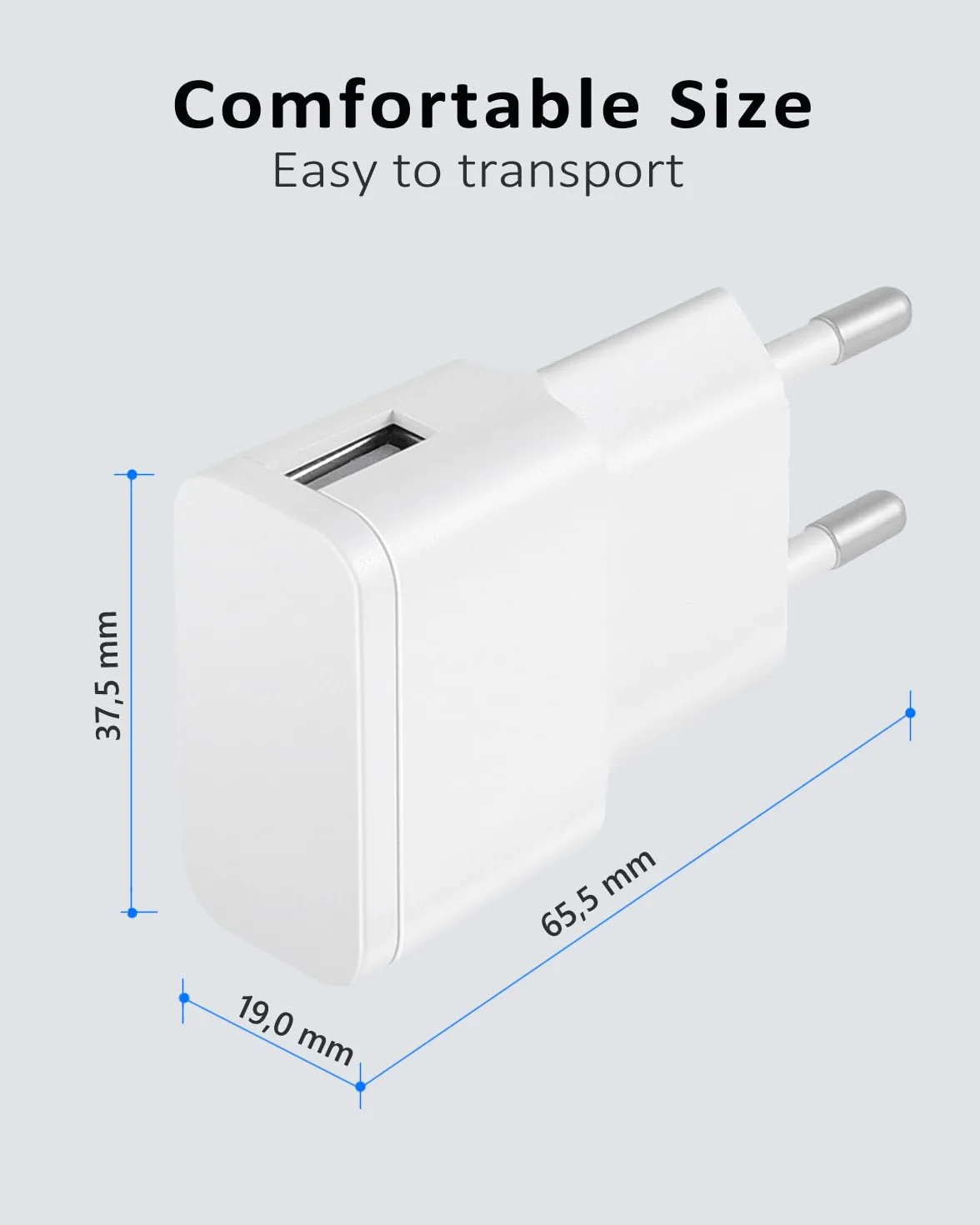 Ładowarka USB 5V 1A 5W Adapter Sieciowy AC DC 2-pak