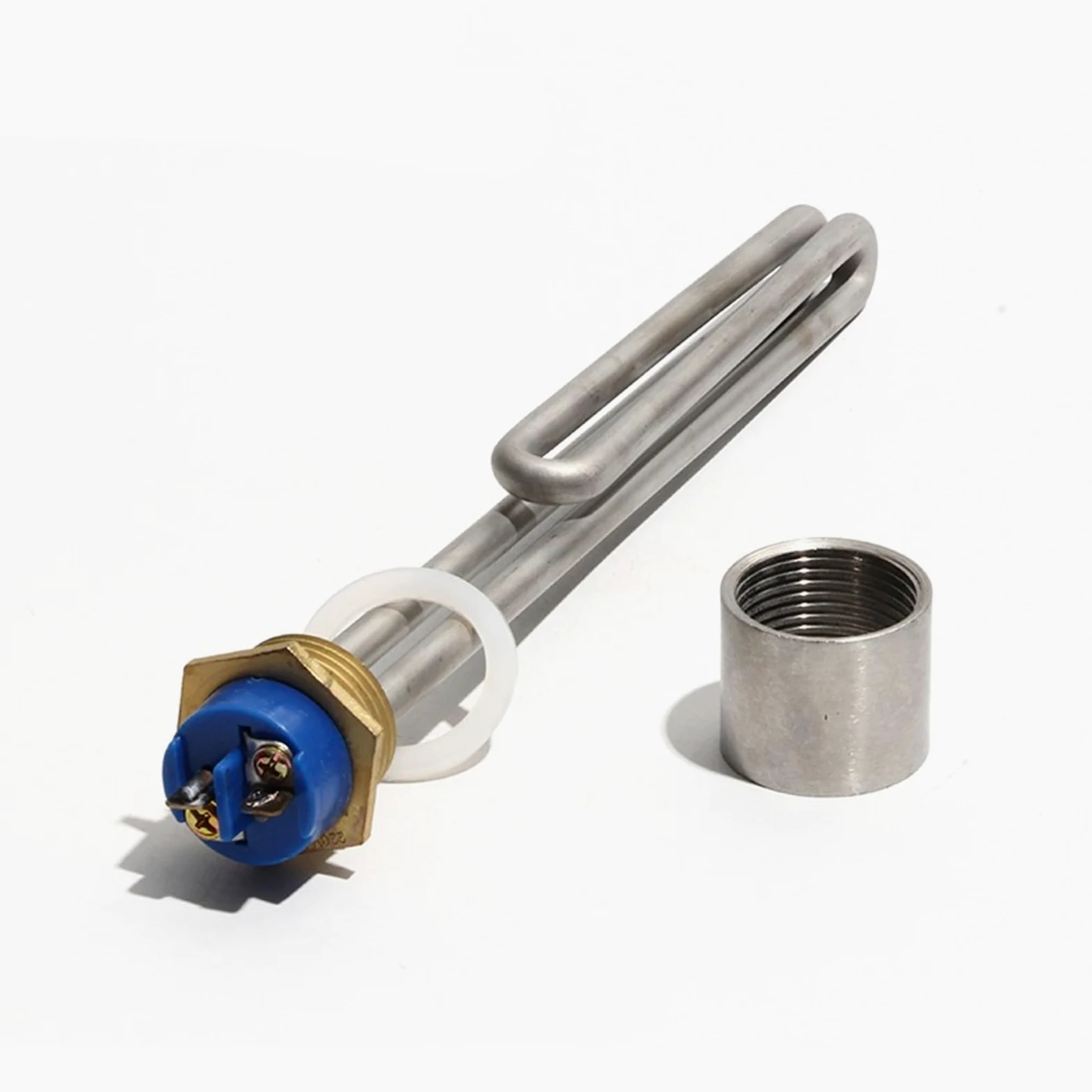 Rezystor do podgrzewacza wody, Zanurzeniowy element grzewczy wody G1 NPT Gwint miedziany 110 V 220 380 1KW-6KW 180-320 mm
