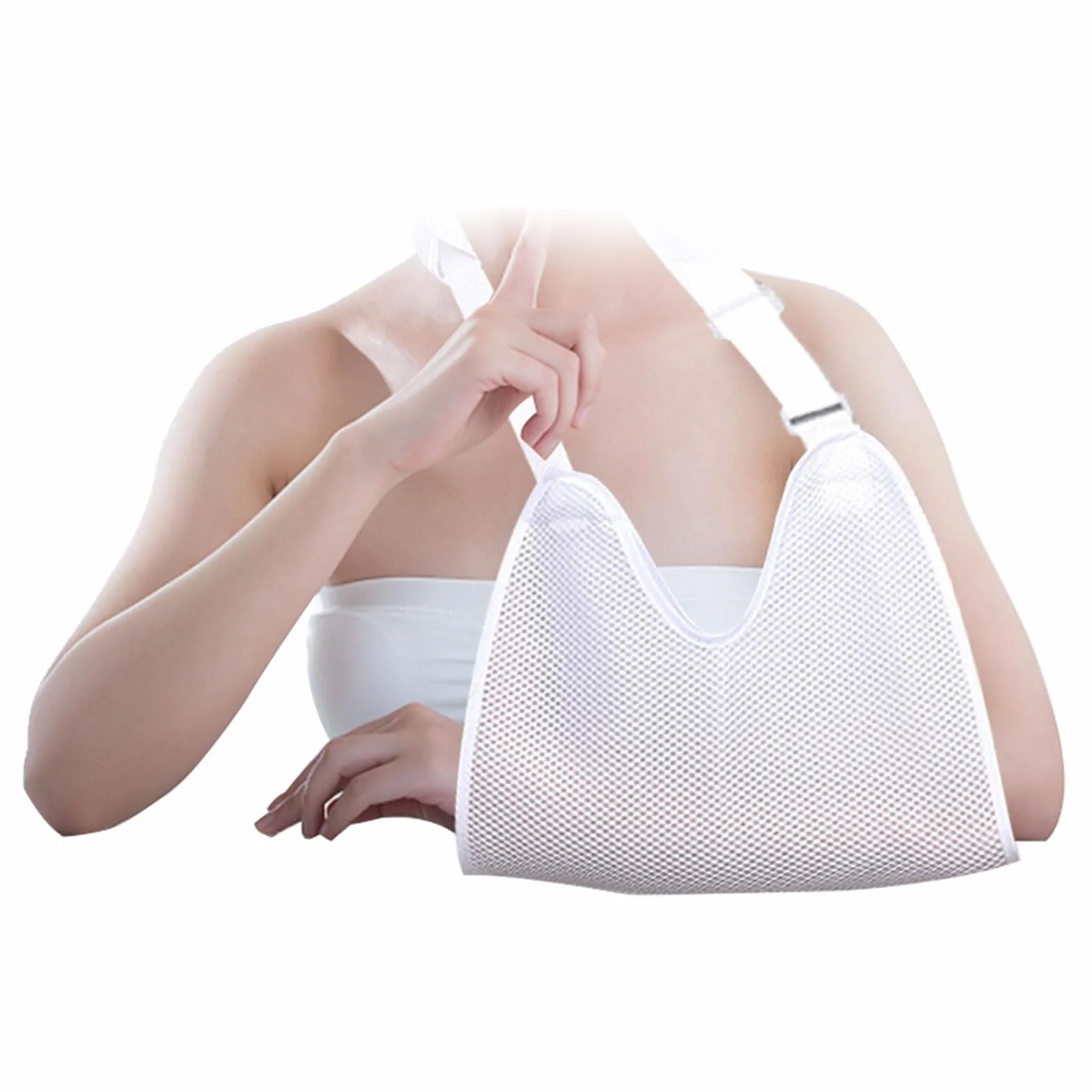Oddychające ramię Sling, ramion, ramion, ramion, unieruchomienie ramion i ramion, Cool Mesh, na ramiona, urazy łokci, złamane ramiona, z regulowanymi paskami, kiuiom