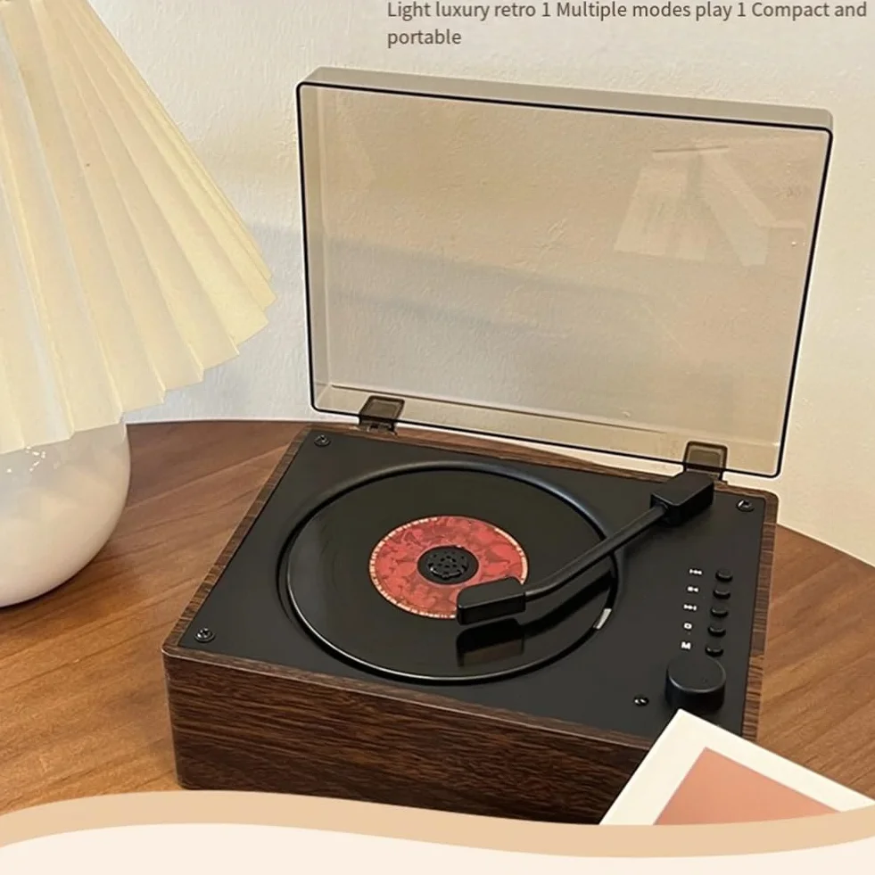 Retro odtwarzacz CD Akumulatorowy Obsługa CD BT USB 3.5mm AUX Przenośny odtwarzacz CD Zgodny z Bluetooth 5.0 Domowy odtwarzacz muzyki B