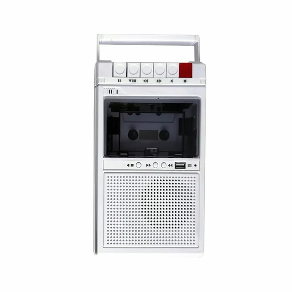 Retro Magnetofon i Odtwarzacz Kasetowy Obsługuje Wewnętrzne i Zewnętrzne Nagrywanie Oraz Transkrypcję USB