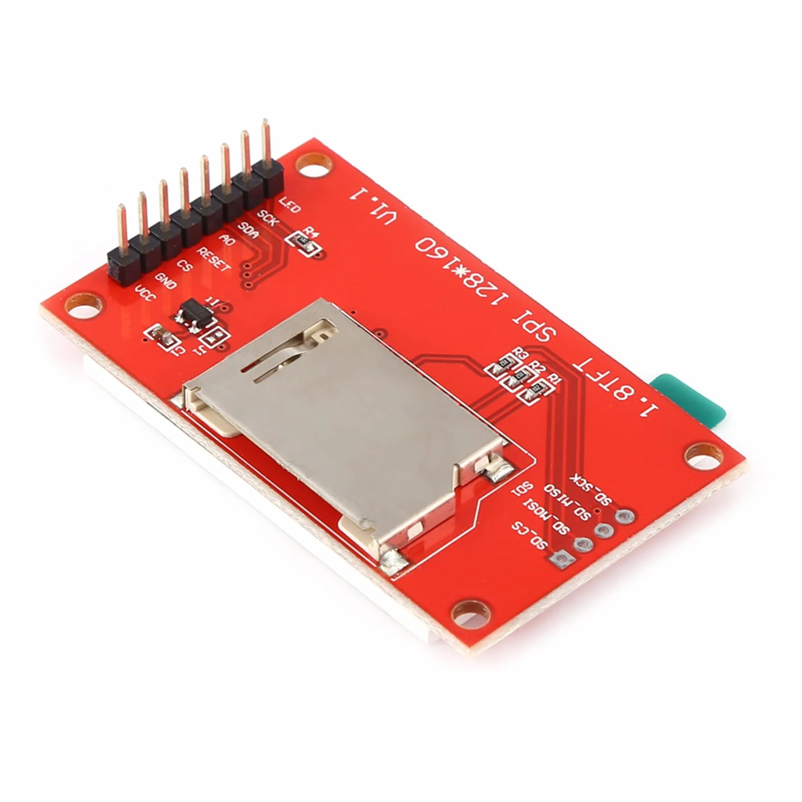 Wyświetlacz LCD ST7735 1,8 Cala 128x160 SPI TFT Moduł 8/16 Bit