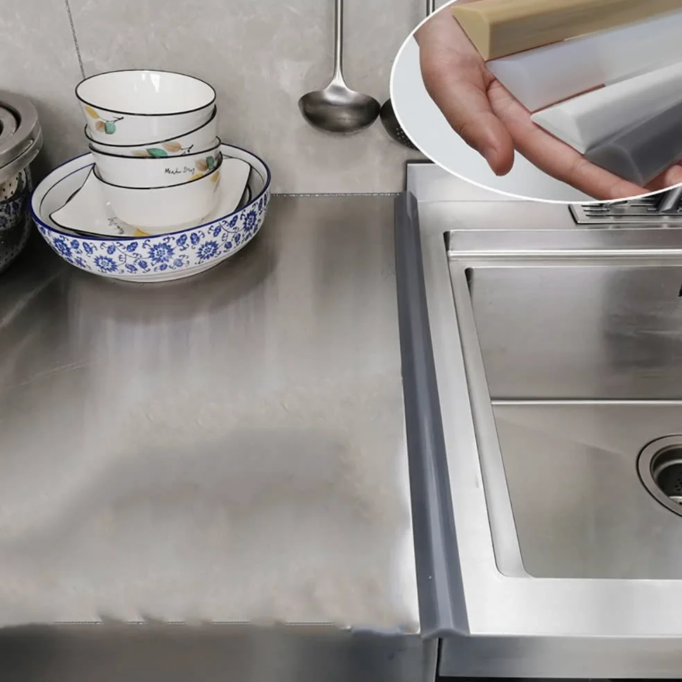 Taśma uszczelniająca do kabiny prysznicowej, do wilgotnych pomieszczeń, bariery zatrzymującej wodę, system zatrzymywania, bariera prysznicowa przeciwpowodziowa, silikonowa ochrona przed wodą