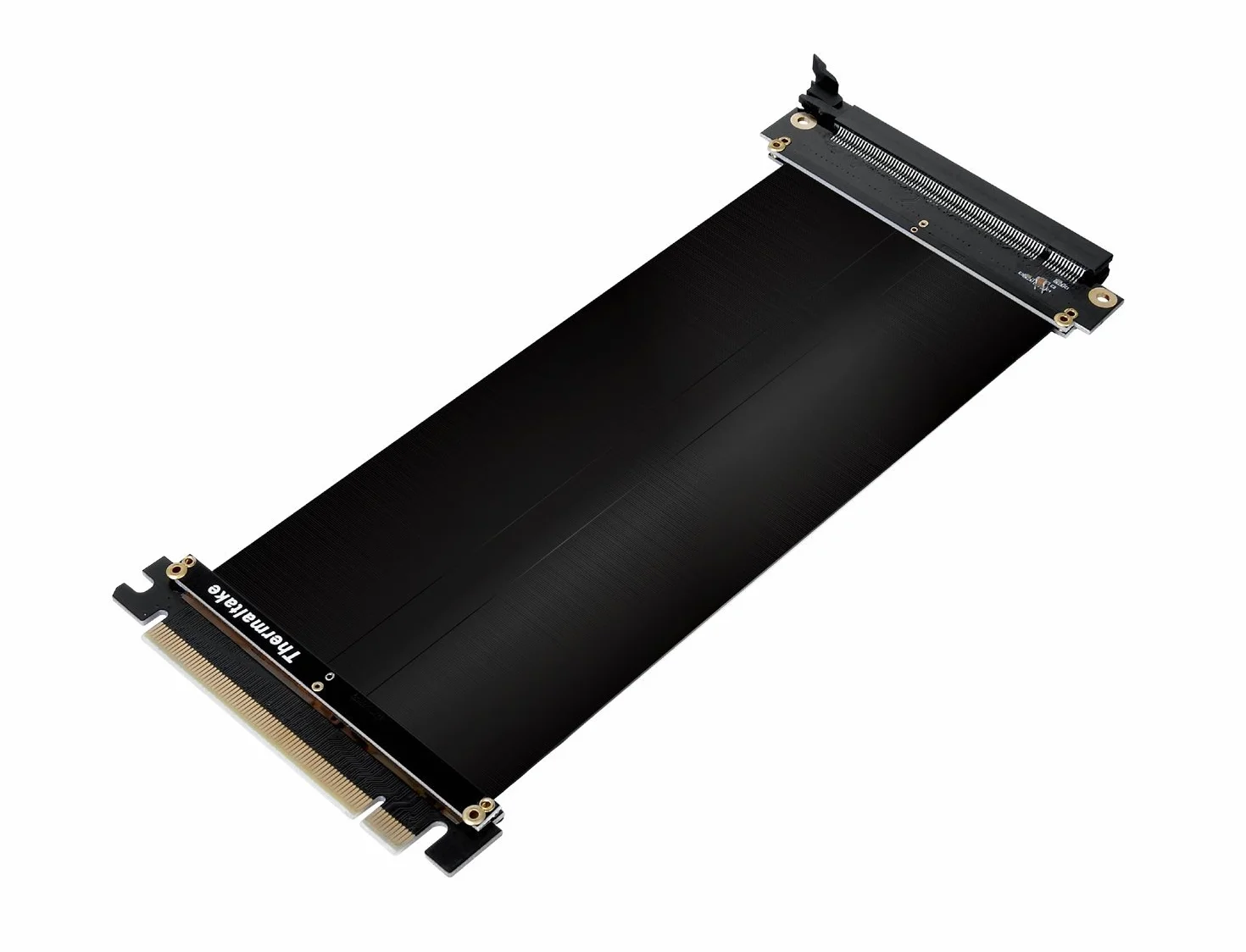 Thermaltake PCI-E 3.0 Gaming PC Modding X16 Riser elastyczny kabel ulepszony, 2 lata, osłona ekranująca EMI, czarny 200 mm AC-053-CN1OTN-C1