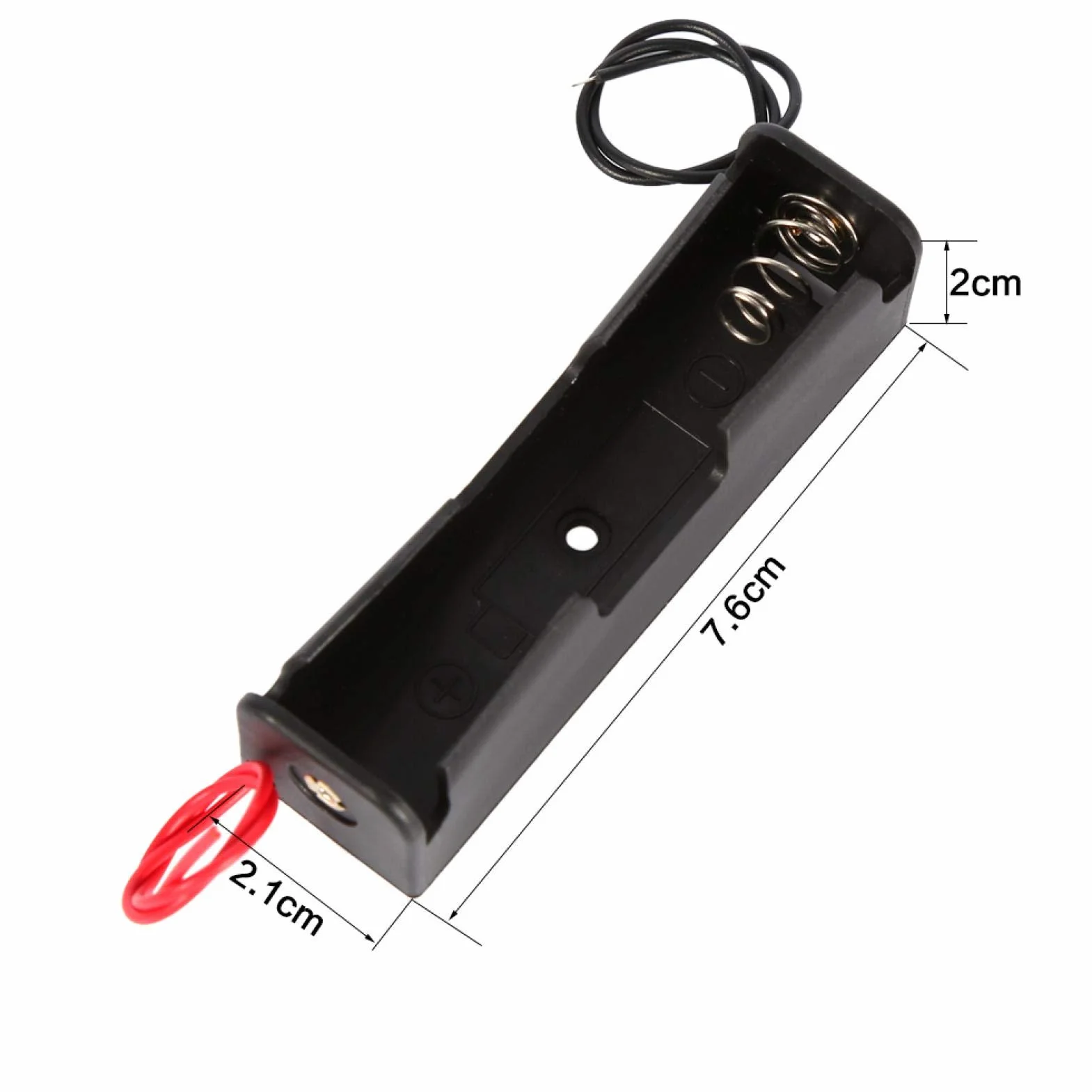 uchwyt baterii-5 sztuk 18560 pudełko do przechowywania baterii etui na 1x baterii ze złączem przewodu