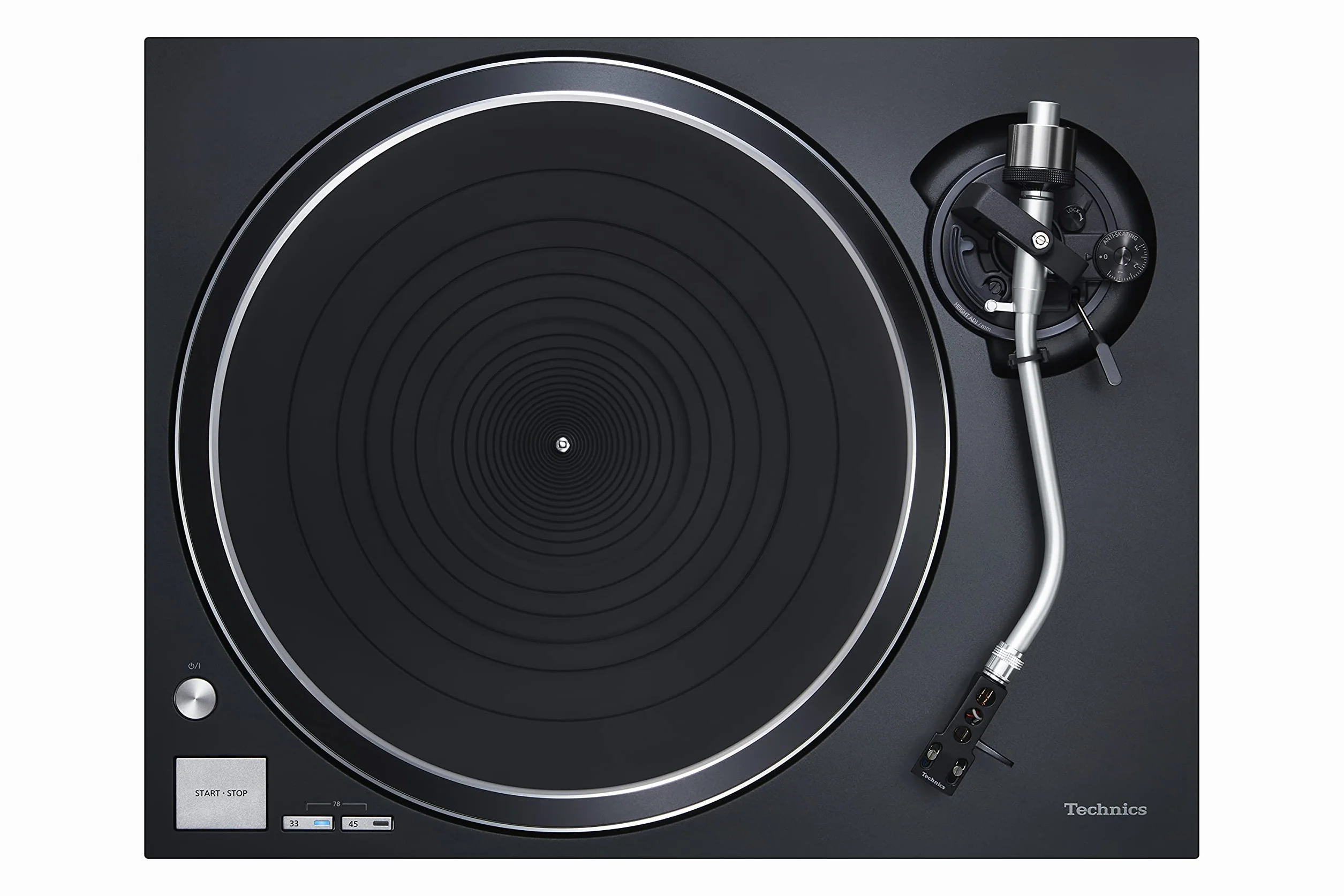 Technics SL-100 gramofon z napędem bezpośrednim klasy premium - bezrdzeniowy silnik z napędem bezpośrednim, wkładka audiofilska, Auto Lifter - czarny