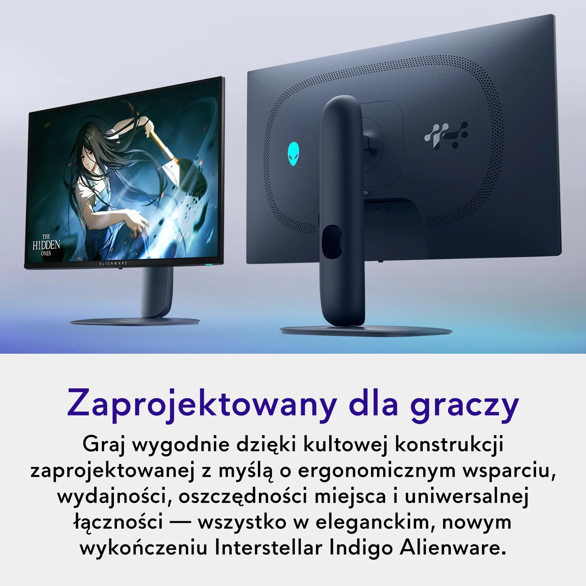 Alienware AW2725D 27" QHD 280Hz QD OLED Monitor Gaming 0,03ms G-SYNC FreeSync Premium Pro HDR True Black 400