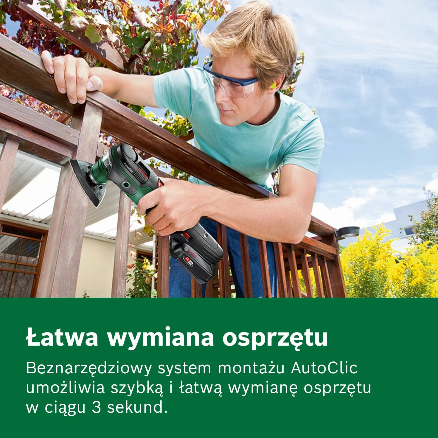 Bosch Home and Garden Akumulatorowe narzędzie wielofunkcyjne AdvancedMulti 18 Bosch Home and Garden (1 akumulator, system 18 V, w walizce)