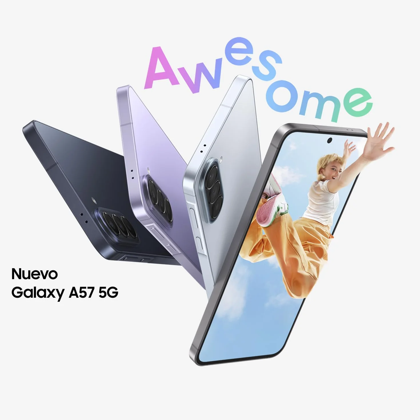 Samsung A576B/DS Galaxy A57 5G, Dual, 8/256GB, Niebieski